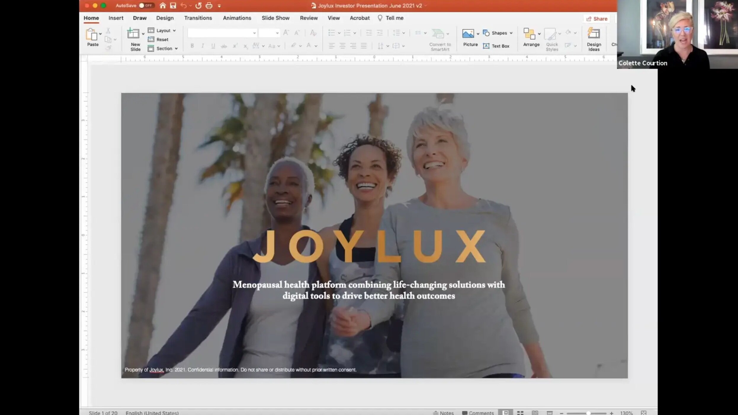 Joylux Pitch and Q&A