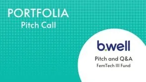 b.well Pitch and Q&A