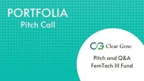 Clear Gene Pitch and Q&A