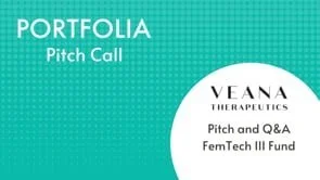 Veana Therapeutics Pitch and Q&A