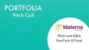Materna Medical Pitch and Q&A