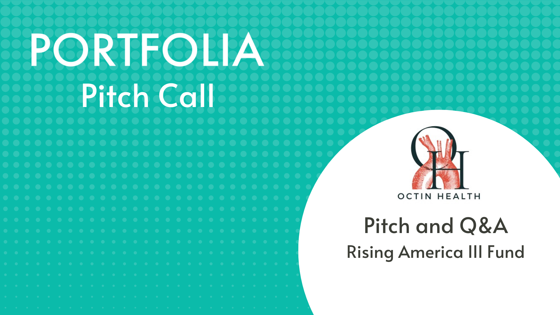 Octin Health Pitch and Q&amp;A