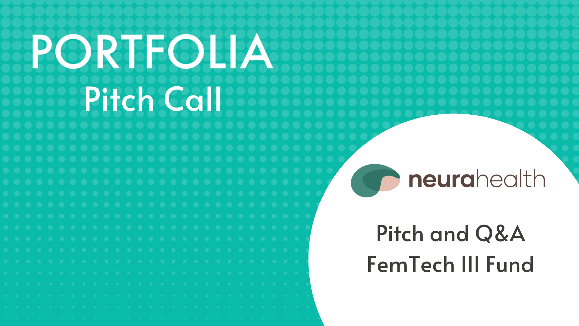 Neura Health Pitch and Q&amp;A