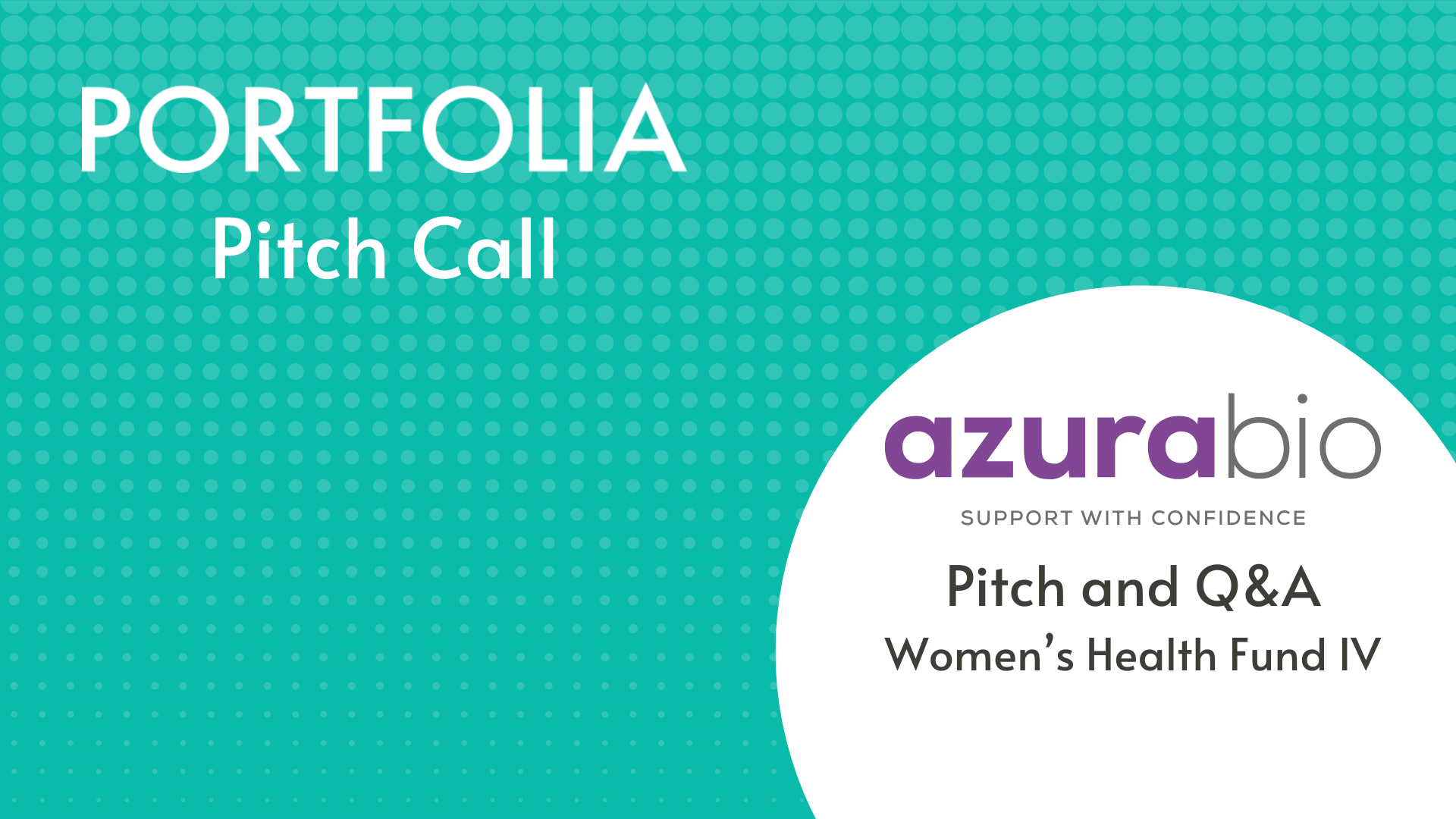 Azura Bio Pitch and Q&amp;A