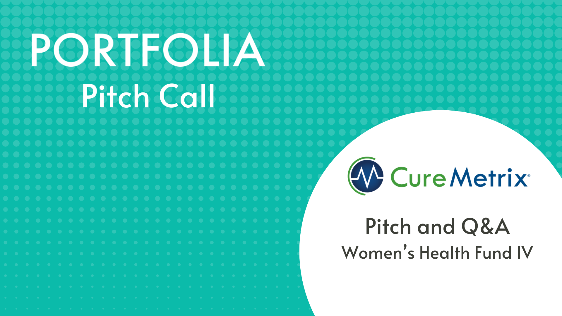 CureMetrix Pitch and Q&amp;A