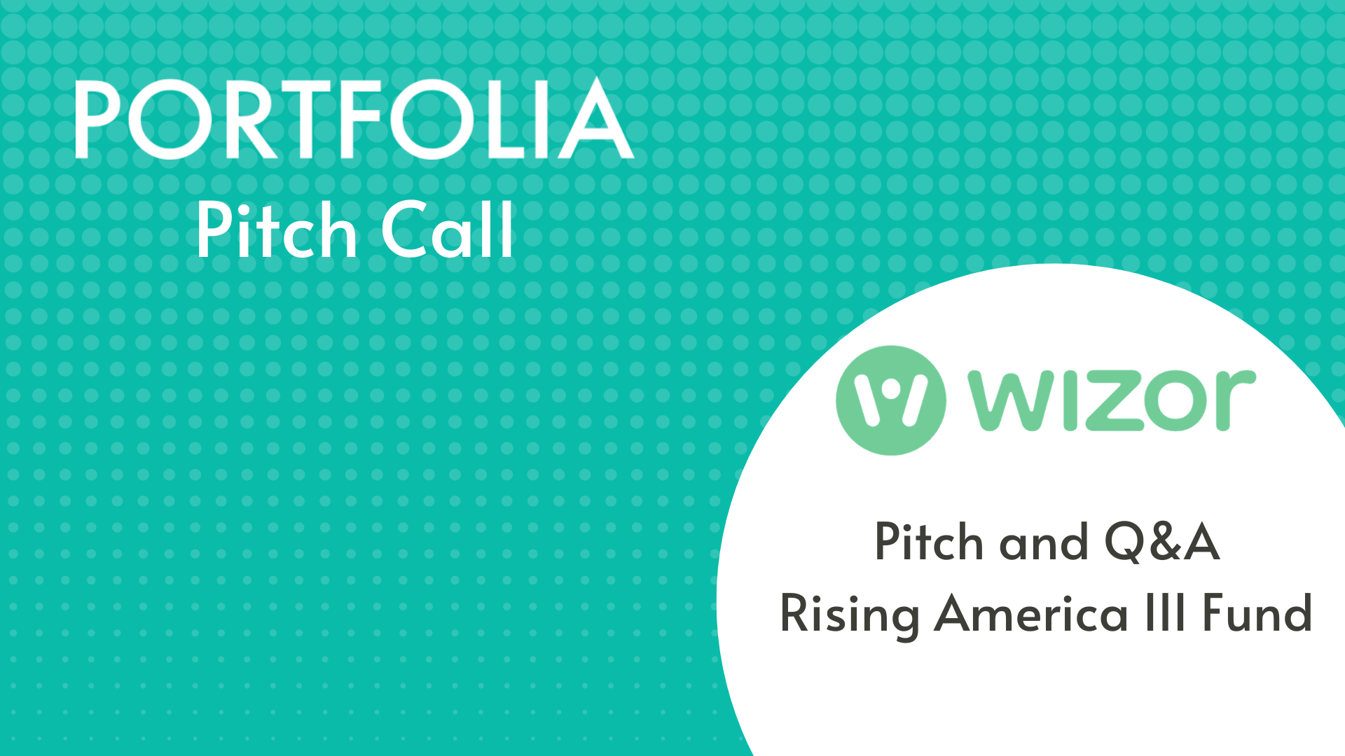 Wizor Pitch and Q&amp;A