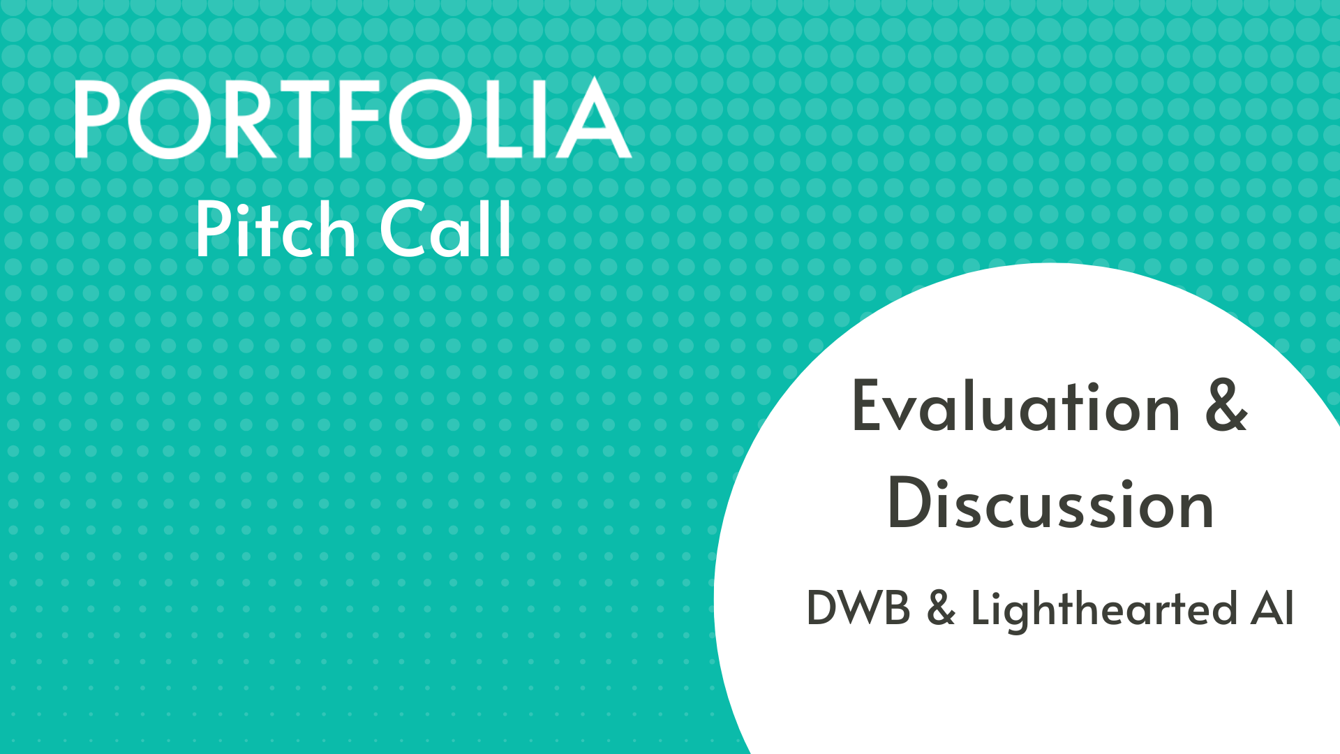 DWB &amp; Lighthearted AI Evaluation &amp; Discussion