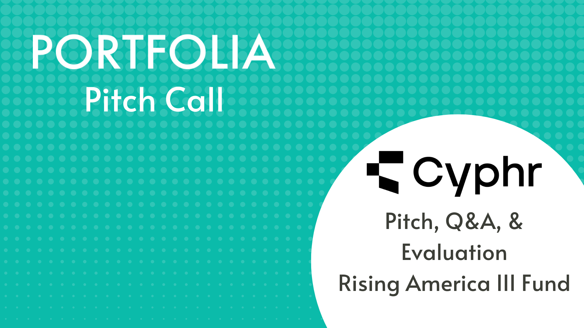 Cyphr AI Pitch, Q&amp;A, &amp; Evaluation
