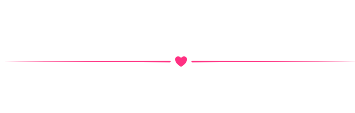 A pink heart and line graphic on a Charlotte wedding planner's inquiry page.