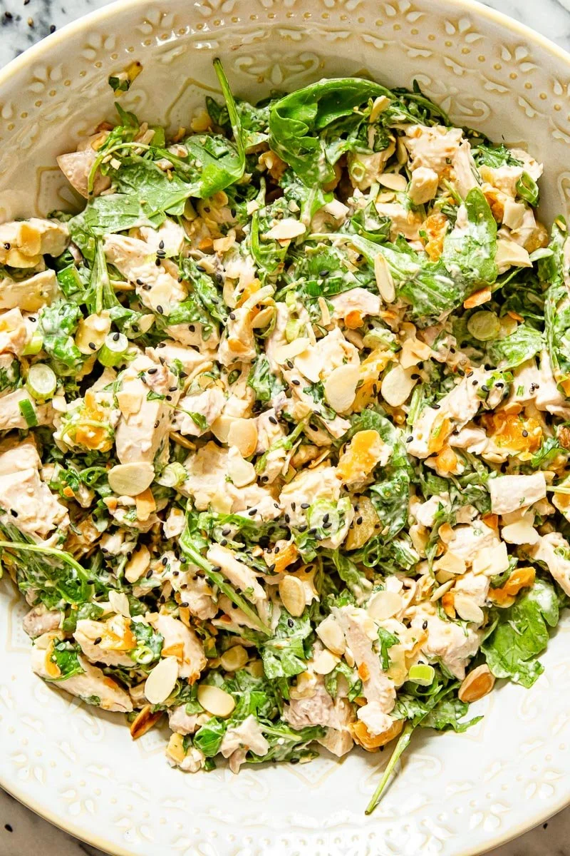Coronation Chicken (or Chickpea) Salad