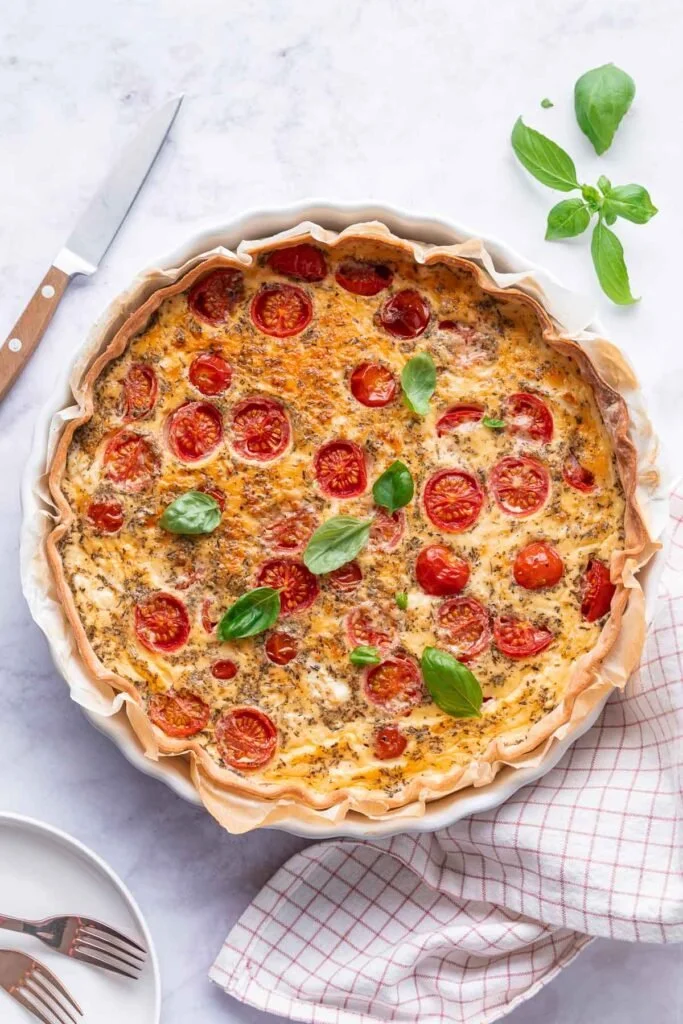 Rustic Whole Handmade Quiche