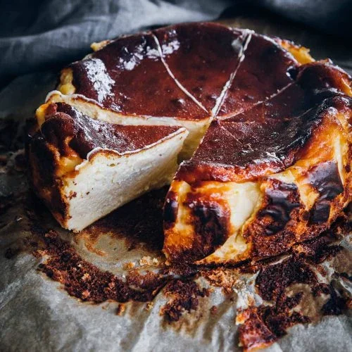 Entire Burnt Basque Cheesecake