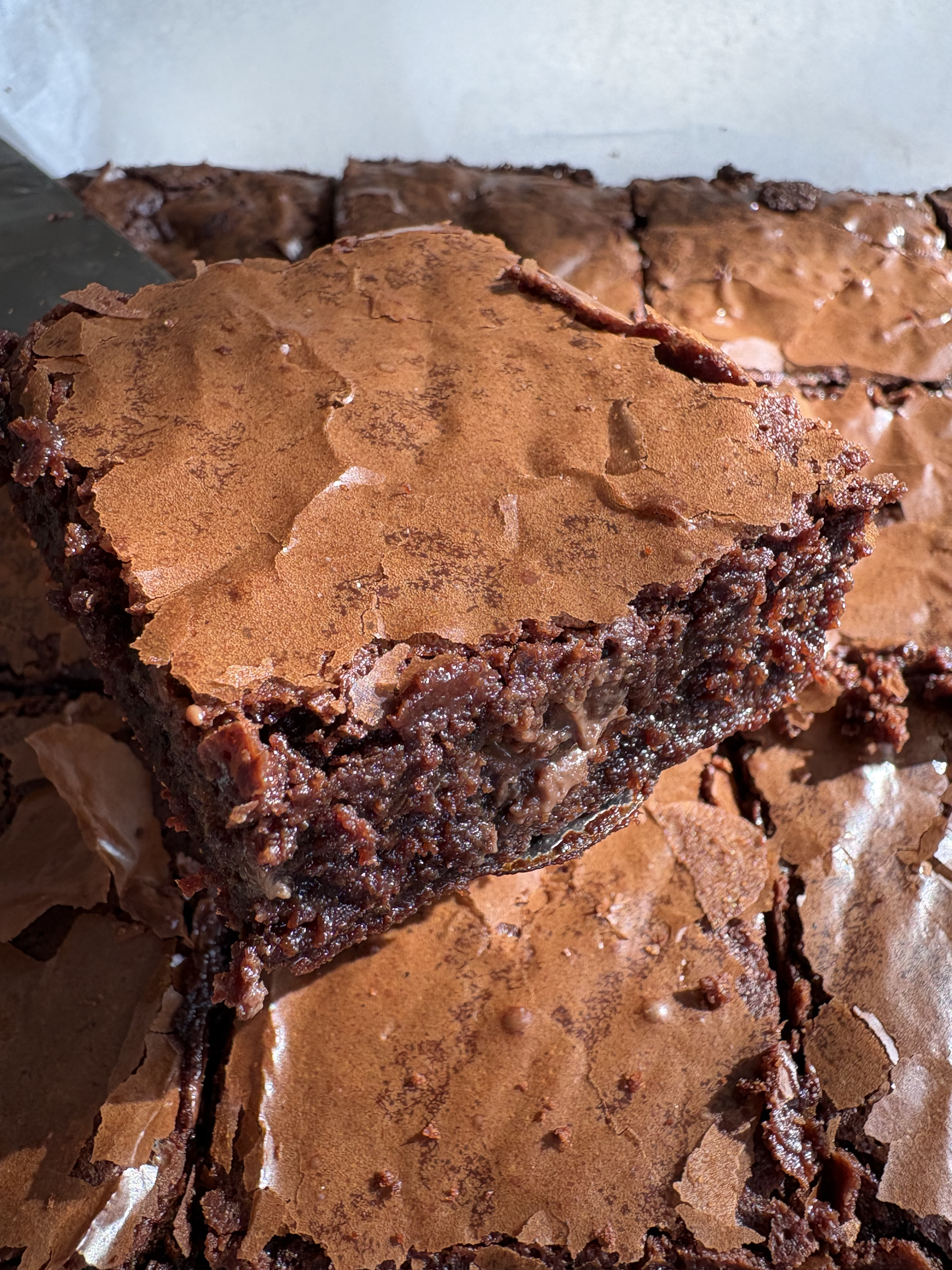 Fudgy Double Chocolate Brownie
