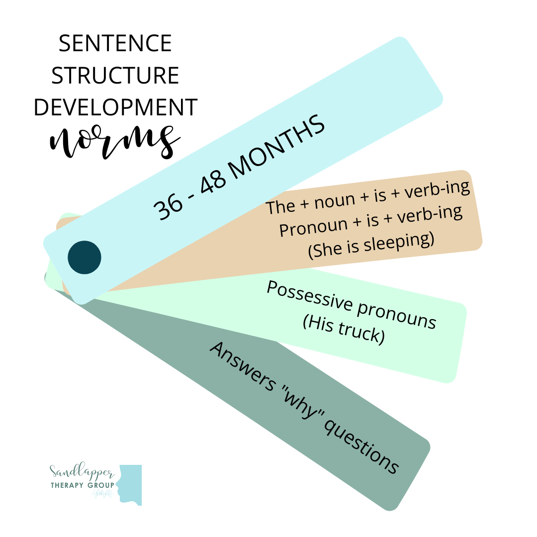 Sentence Structure Development Norms (36–48 Months): What to Expect in Preschool