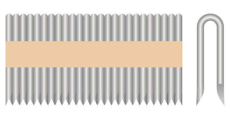 Collated Plain Staples