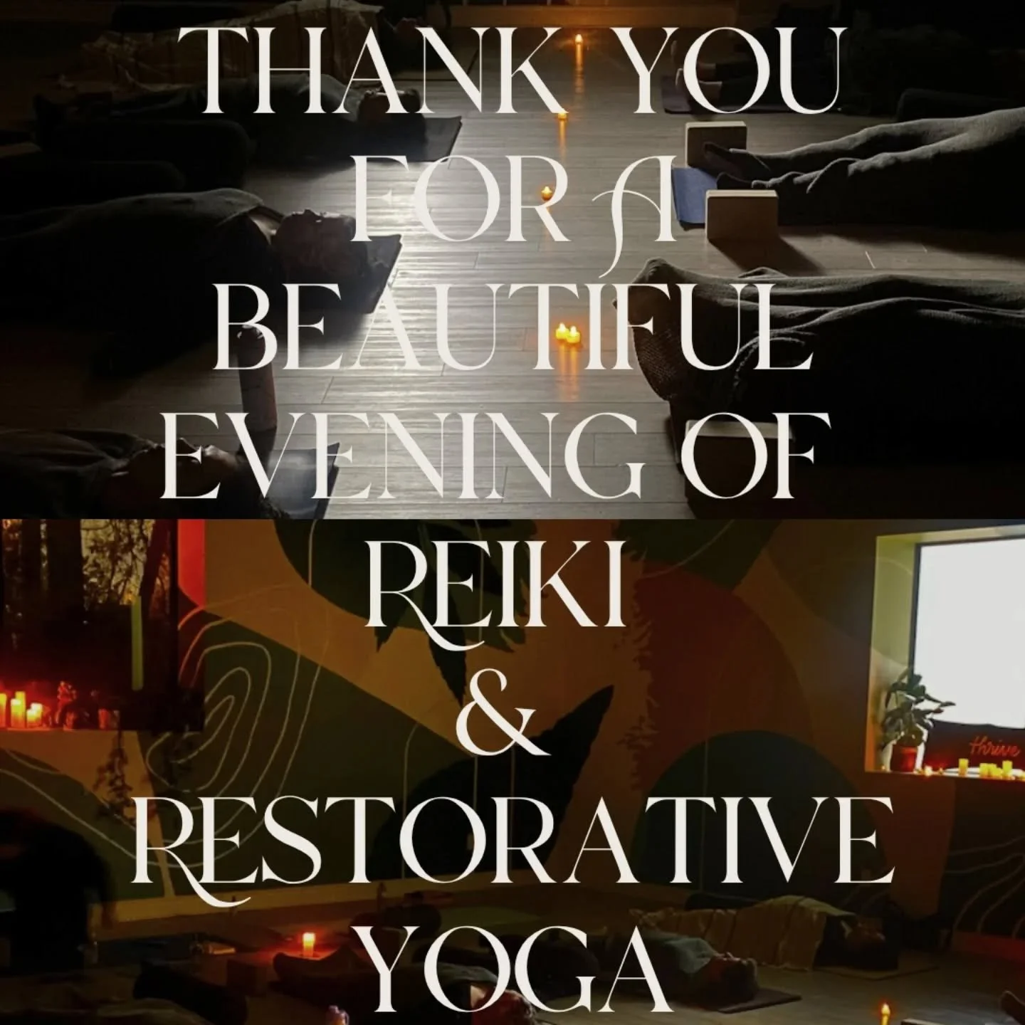 To guide others into rest and feel the energy of peace slowly fill the room is such a gift. 🙏🙏
Thank you to EVERYONE that joined us, it wouldn't have been the same without you. 
Thanks to @thrivehivestudio for providing such a special space. 
May l