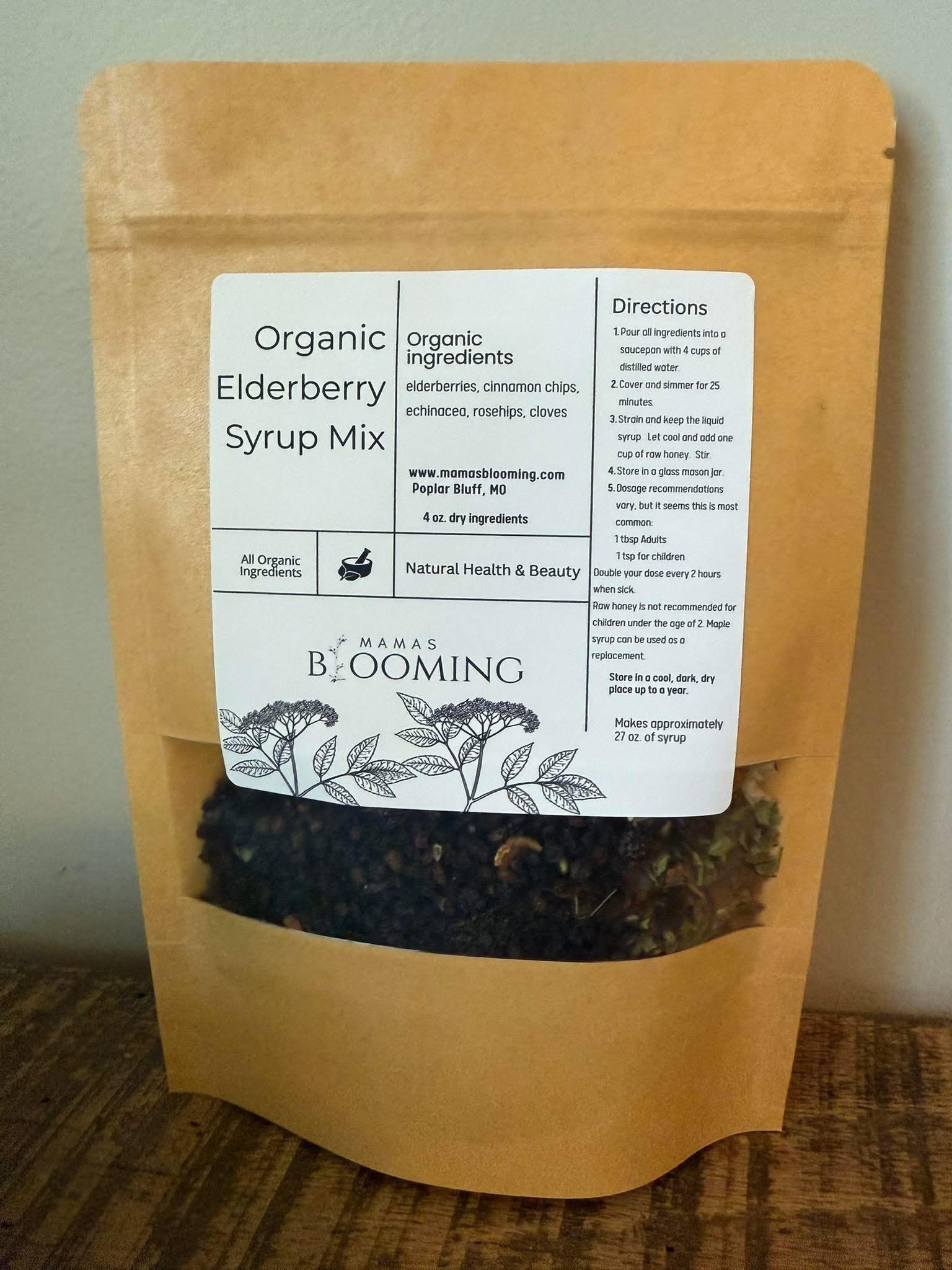 Organic Elderberry Syrup Mix