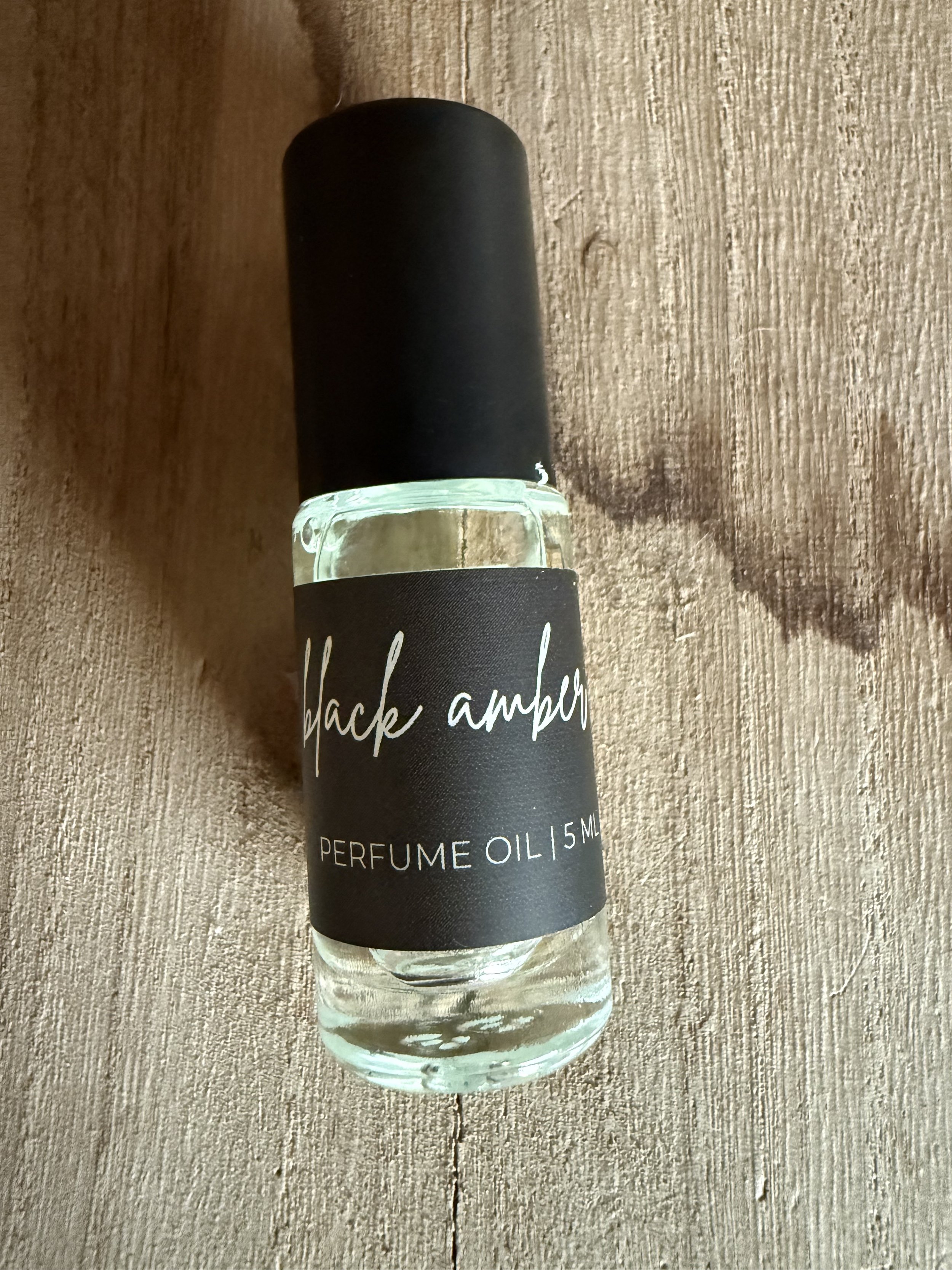 Black Amber Perfume Oil Roll On