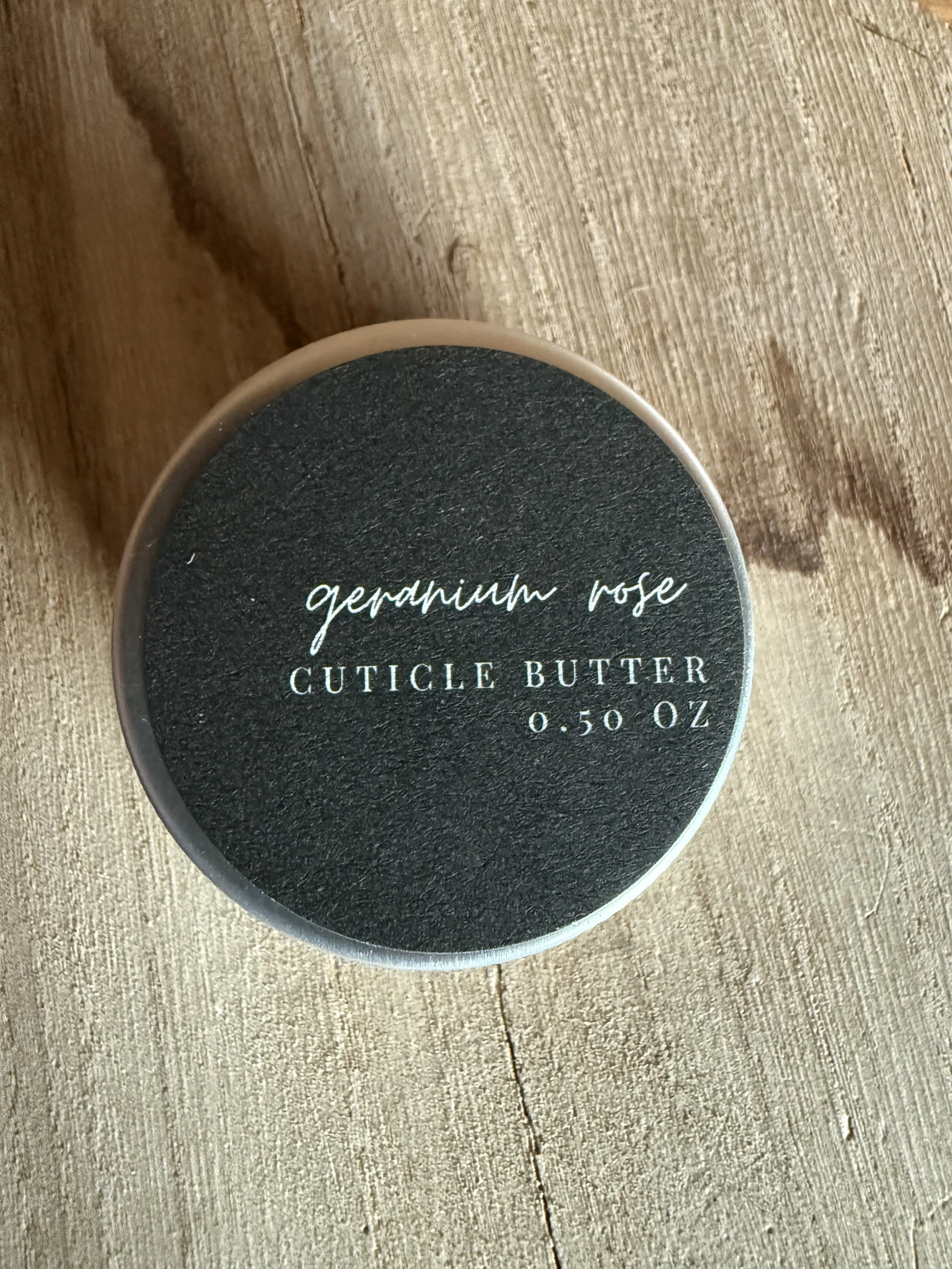 Geranium Rose Cuticle Butter