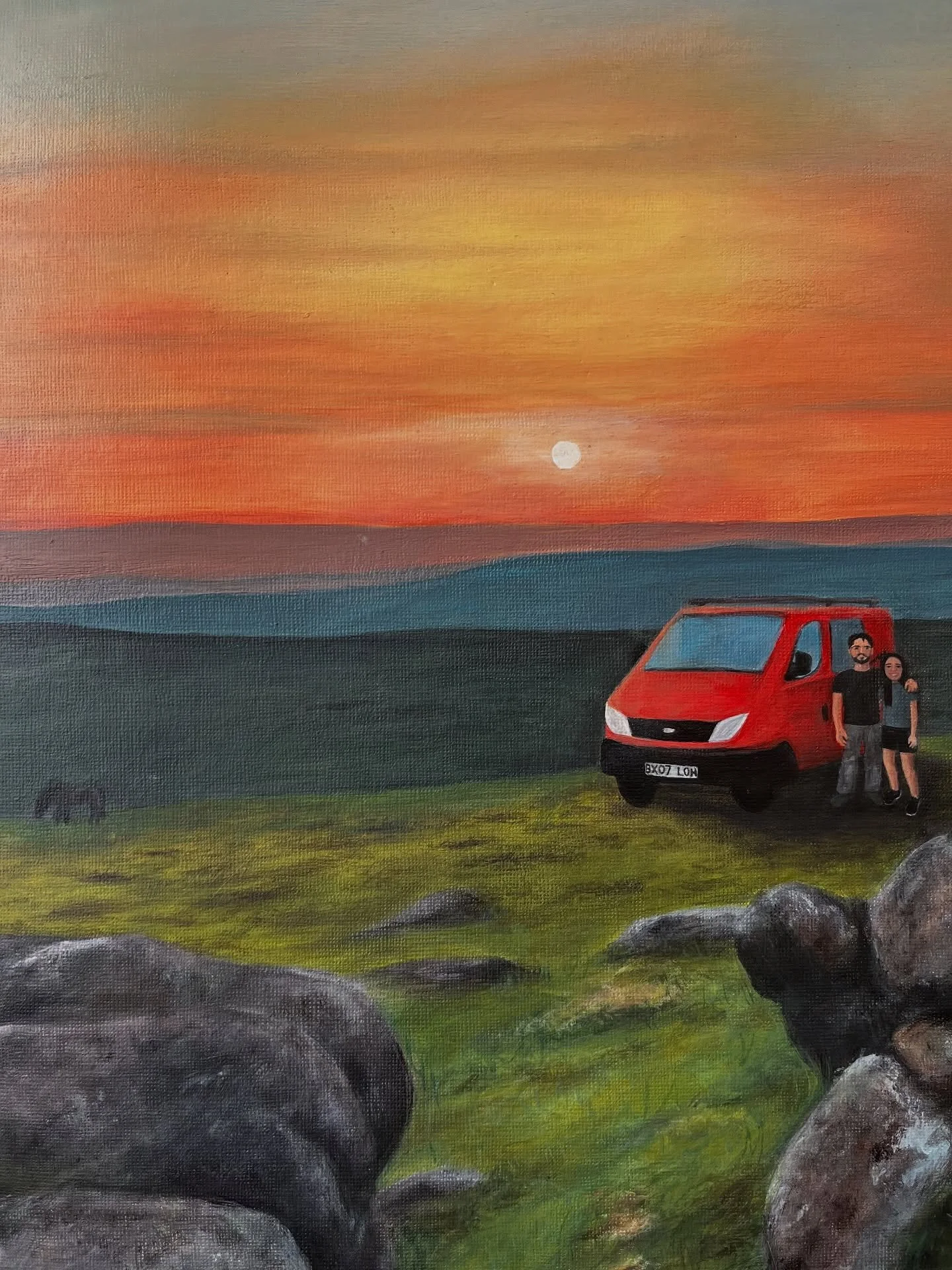 Was so honoured to do this Dartmoor commission for my lovely friends! My largest painting to date!🌅

Check out my website lilypardoeart.co.uk for commission information! 

#artist #acrylicartist #commissions #dartmoor #artistsofinstagram #smallbusin