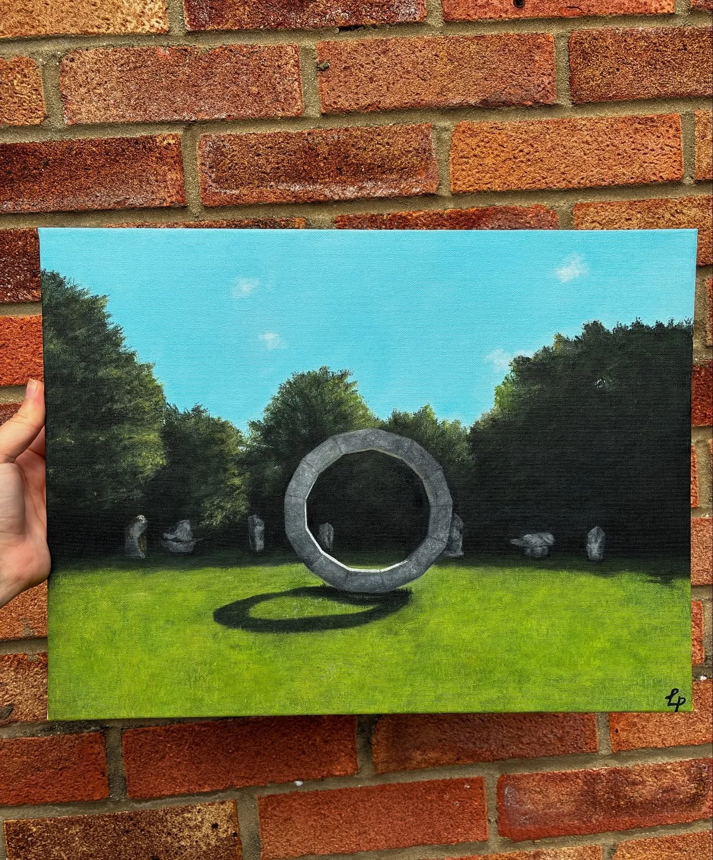 &lsquo;Heaven&rsquo;s Gate&rsquo; Original and Prints and &lsquo;Rays&rsquo; Original painting now up on my website lilypardoeart.co.uk 🌤️

#acrylicart #acrylicartist #warminster #wiltshire #longleat #clouds #sunset #smallbusiness #fyp