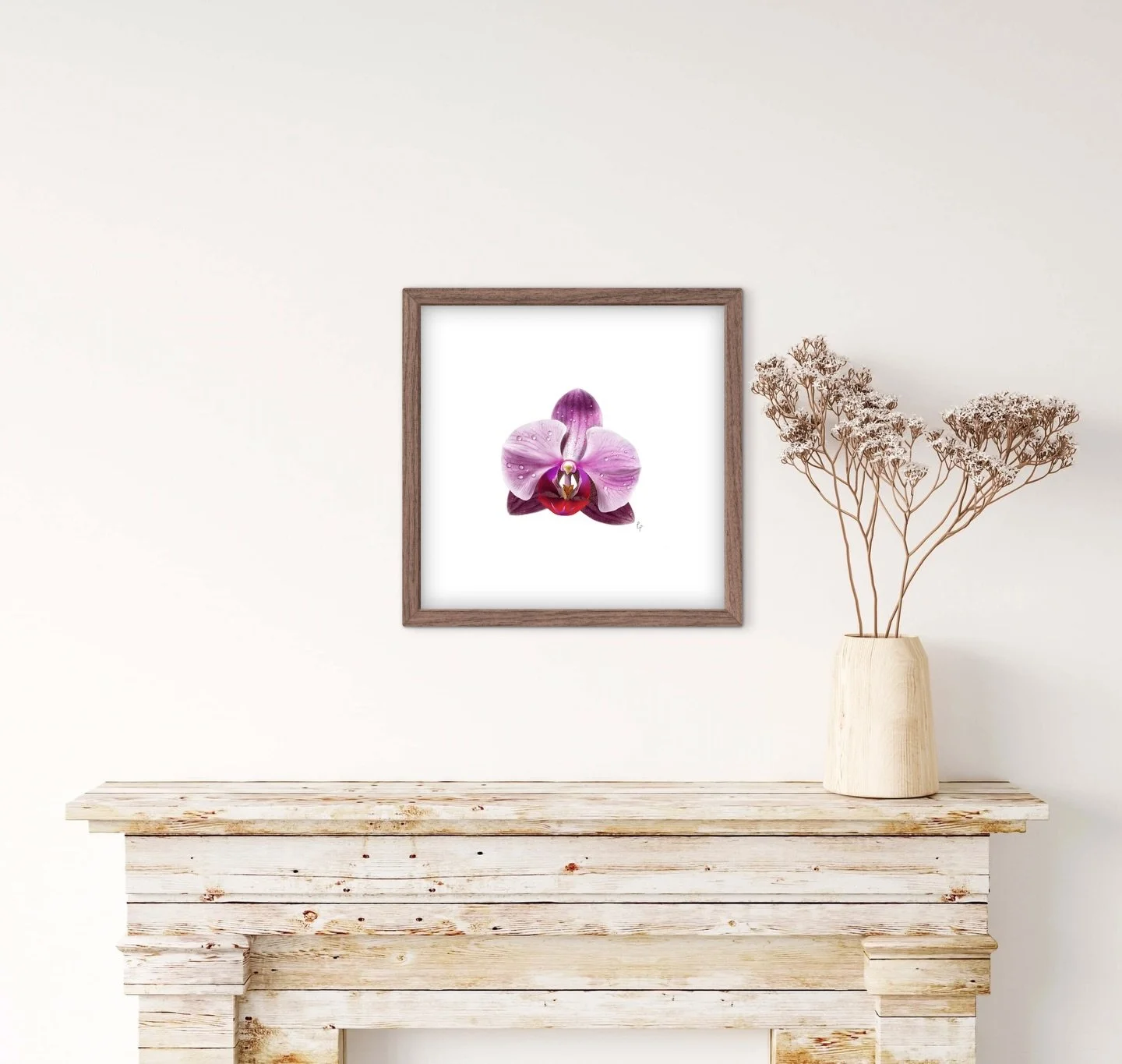 Looking for a pop of colour in your home? My new &lsquo;Orchid&rsquo; print is available on my website lilypardoeart.co.uk 🌷

#smallbusiness #artist #procreate #spring #orchid