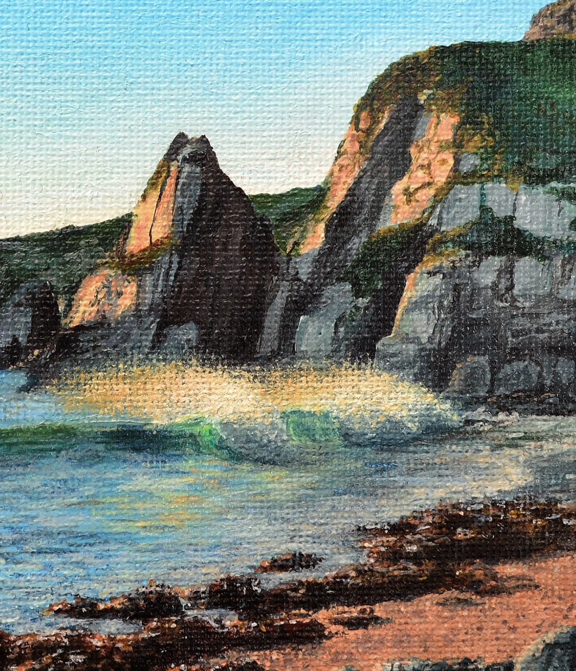 It&rsquo;s all in the little details

#acrylicartist #wiltshire #cornwall #seascapes #smallartist