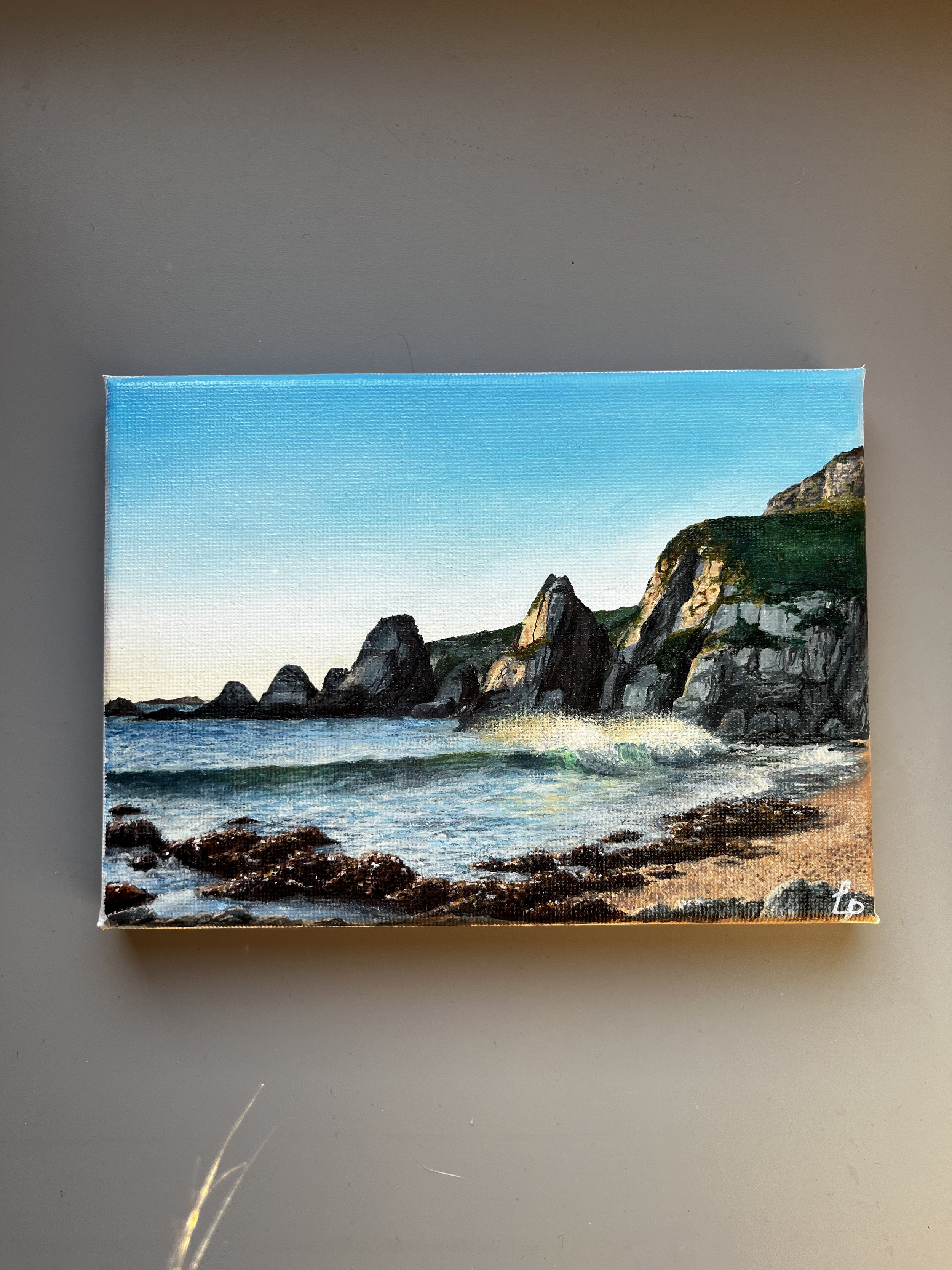 Ayrmer Cove Original Acrylic Painting