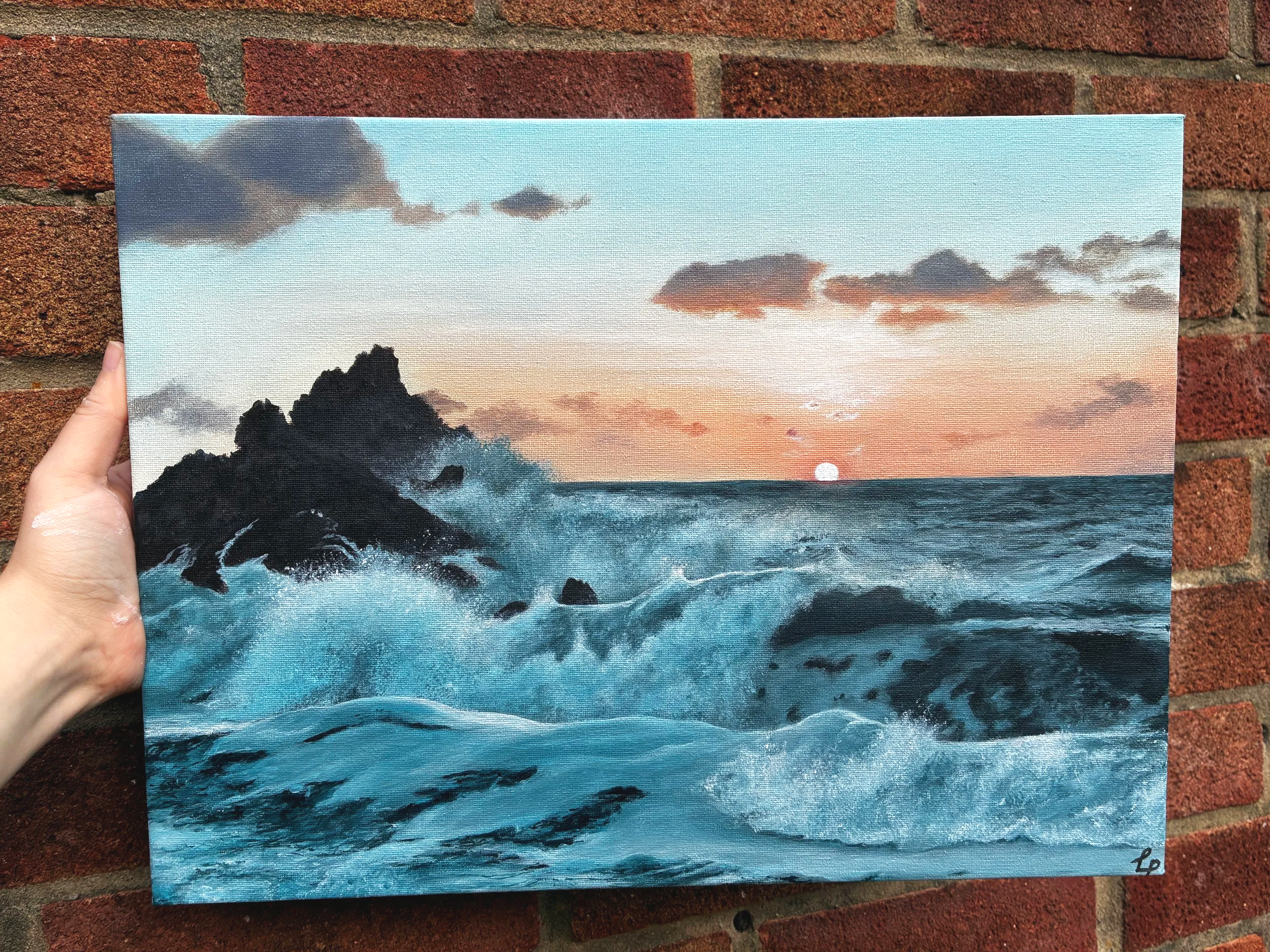 Sunset Original Acrylic Painting