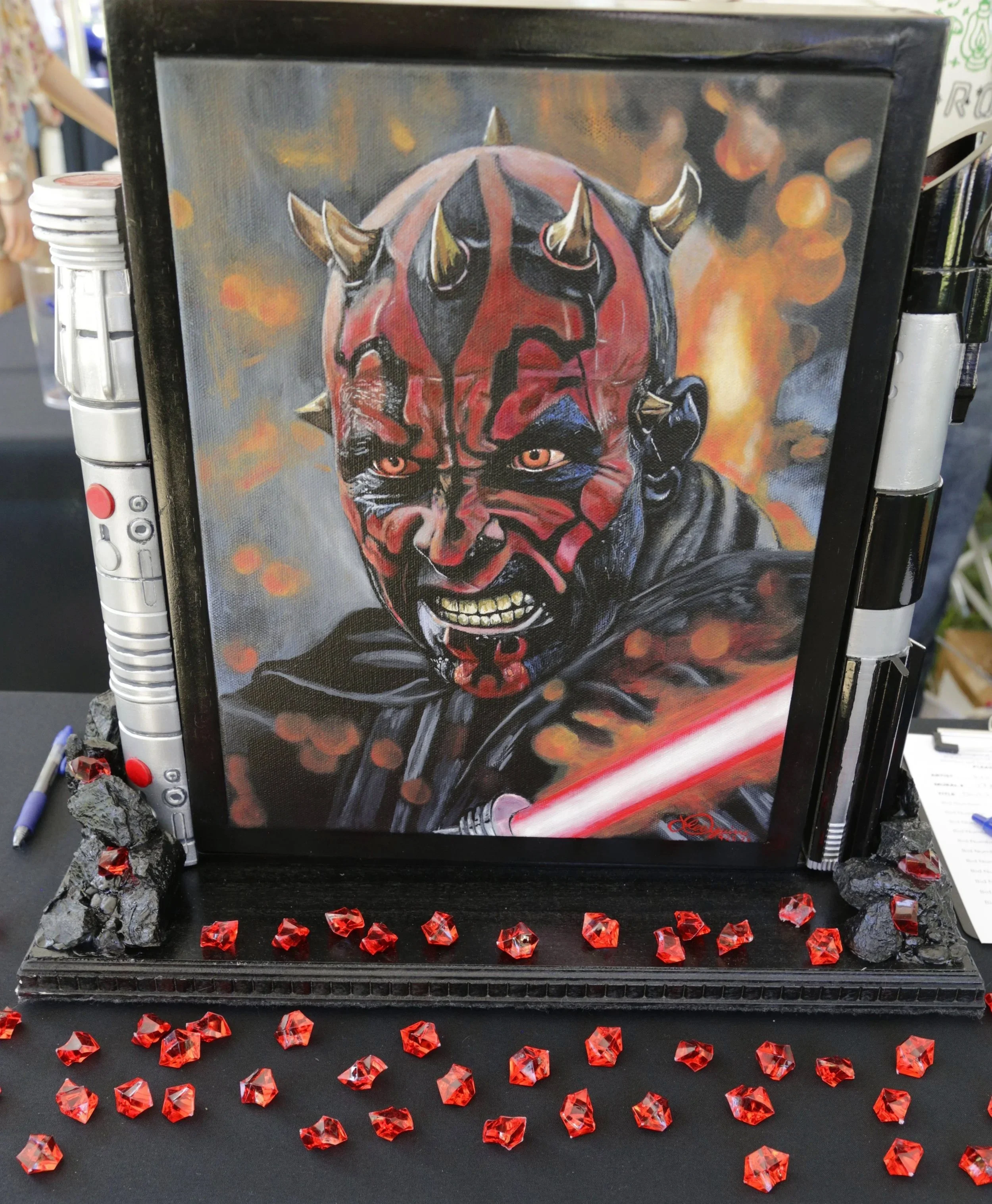 AGUIRRE, LEO - BEST AT SILENT AUCTION - "DARTH MAUL" - PHOTO BY JEFF HALL