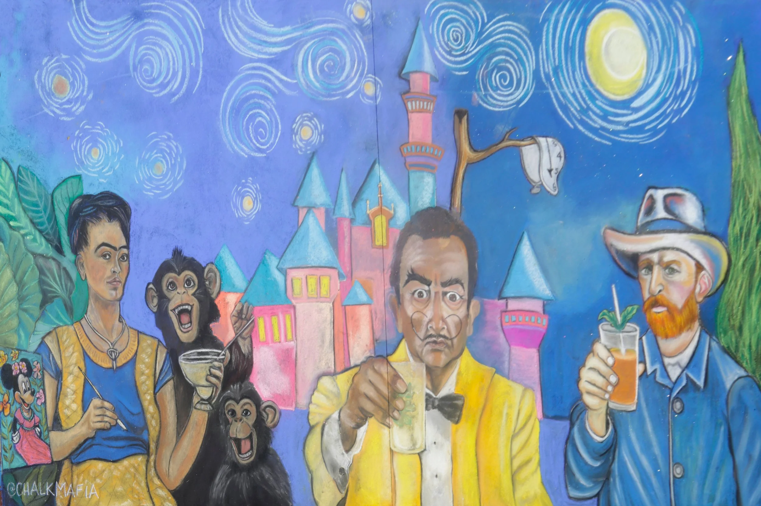 CHALK MAFIA (LORI ANTOINETTE, MONICA RAMOS THALLER, GRASIELA RODRIGUEZ) - PHOTO BY BRIAN BIERY