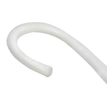 Hollow tubular polyester (PET) braid for blood vessel grafts.