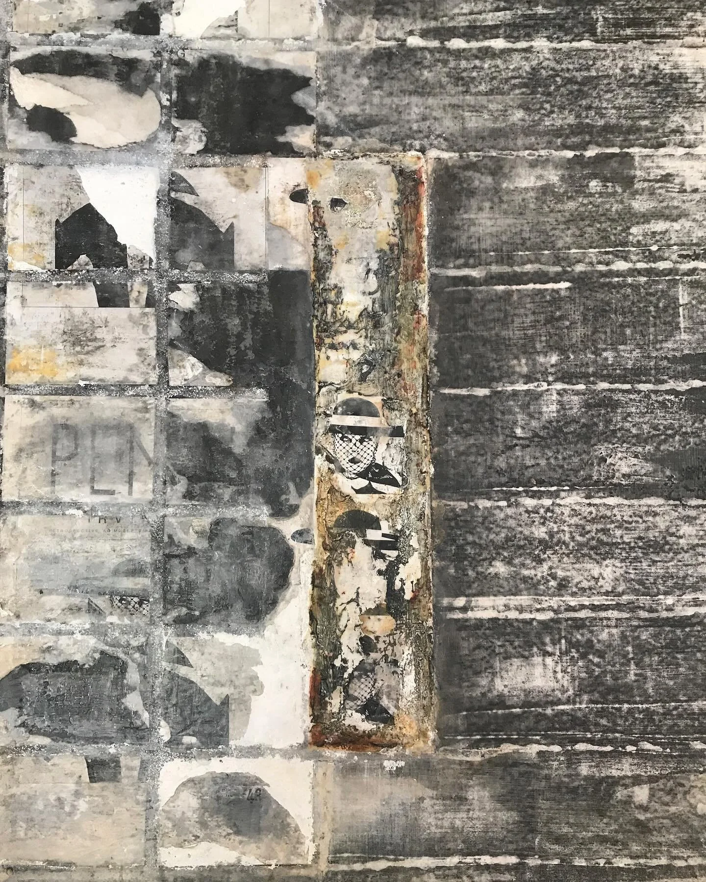 Paintings by #ElisaArimany 🟫 #mixedmedia on canvas