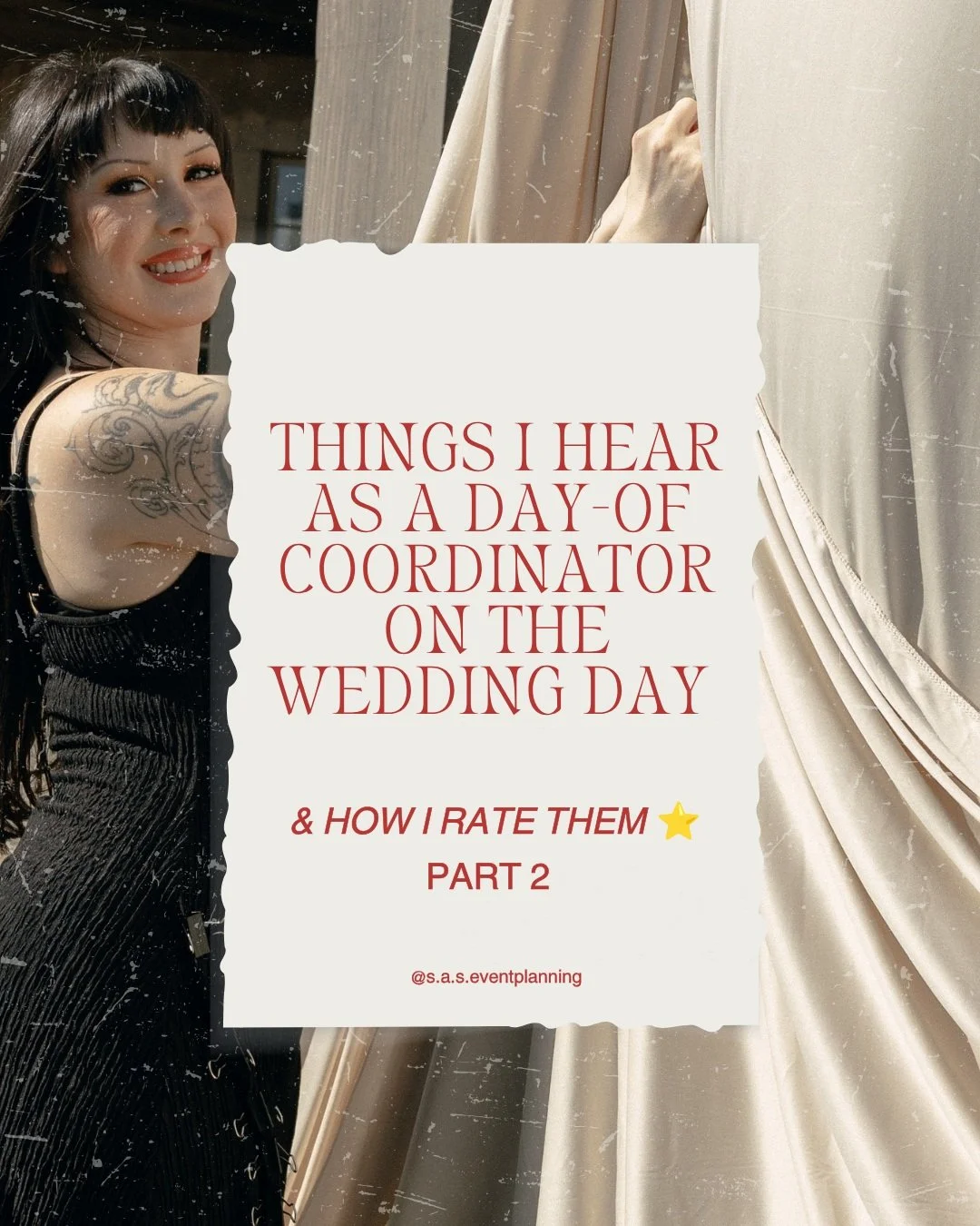 Things I hear as a day-of coordinator on the wedding day....
&amp; how I rate them ⭐
PART TWO
.
photos by @mbcapturedmoment 
.
.
.
.
.
#pnwwedding #pdxwedding #portlandweddingplanner #portlandcoordinator #weddingcoordination