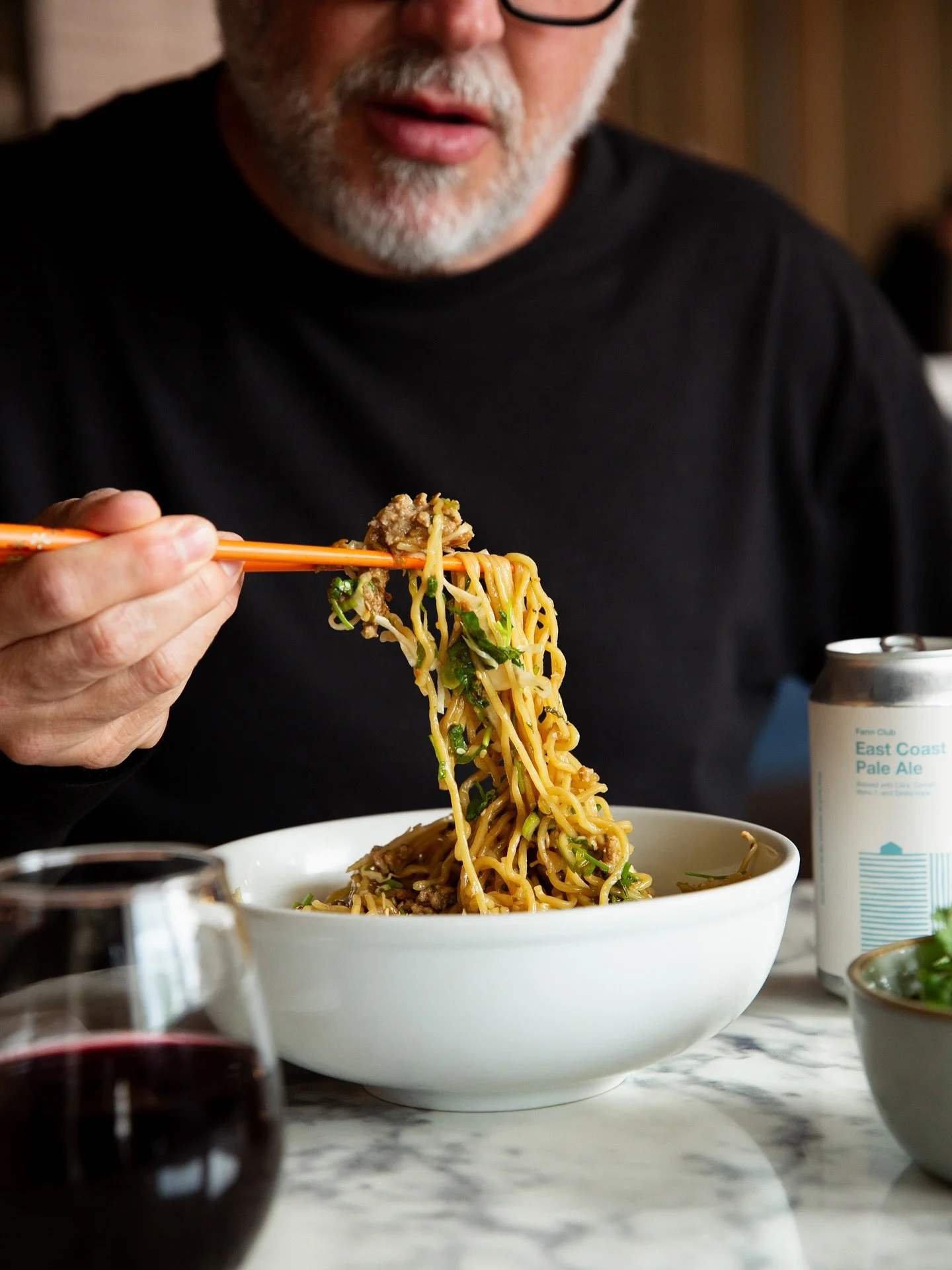 Early dark. Warm noodles. We cope.