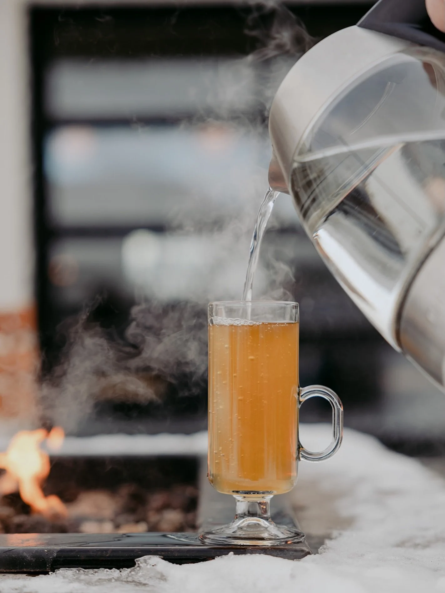 Serving up hot beverages to those who&rsquo;ve had ENOUGH of this cold and ICE.