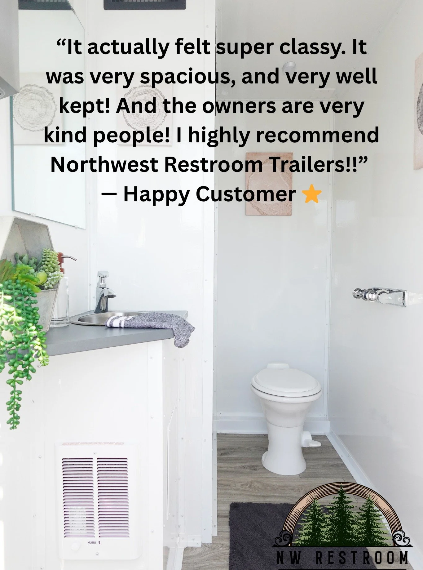 We 💚 hearing this! Thanks to our awesome client for sharing their experience &mdash; it&rsquo;s exactly why we do what we do. Whether it&rsquo;s a wedding, festival, or long-term job site, our clean, spacious trailers + personal service = comfort yo