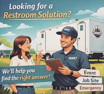 💧 Our Approach to Service 💧
We know that if you&rsquo;re calling us, you&rsquo;ve got a problem that needs solving&mdash;usually a restroom solution for your event, job site, or project. We genuinely want to help. Even if we don&rsquo;t have the ex
