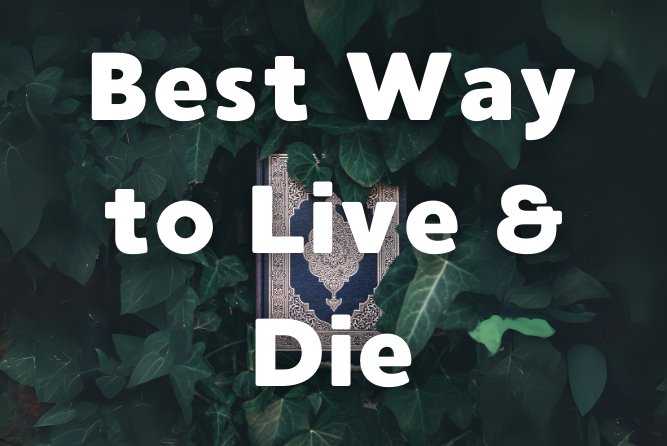 Best Way to Live &amp; Die