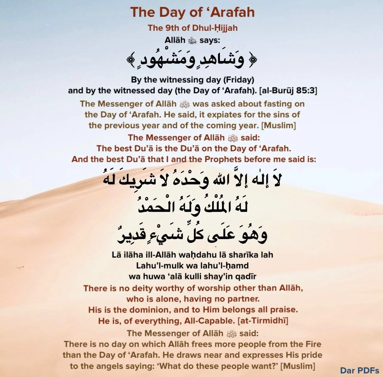 The Day of Arafah