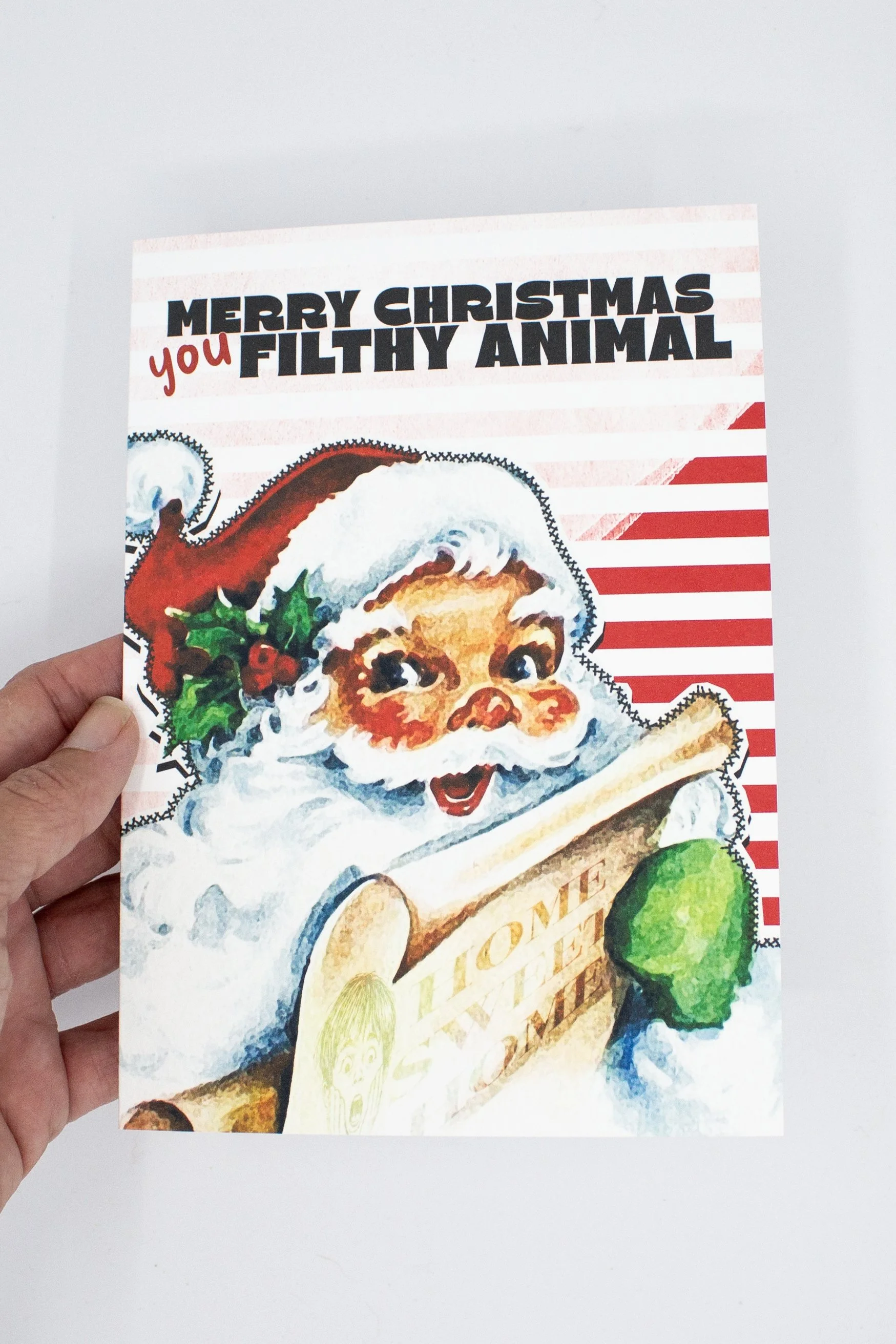 Merry Christmas You Filthy Animal Card | Funny Home Alone Christmas Card