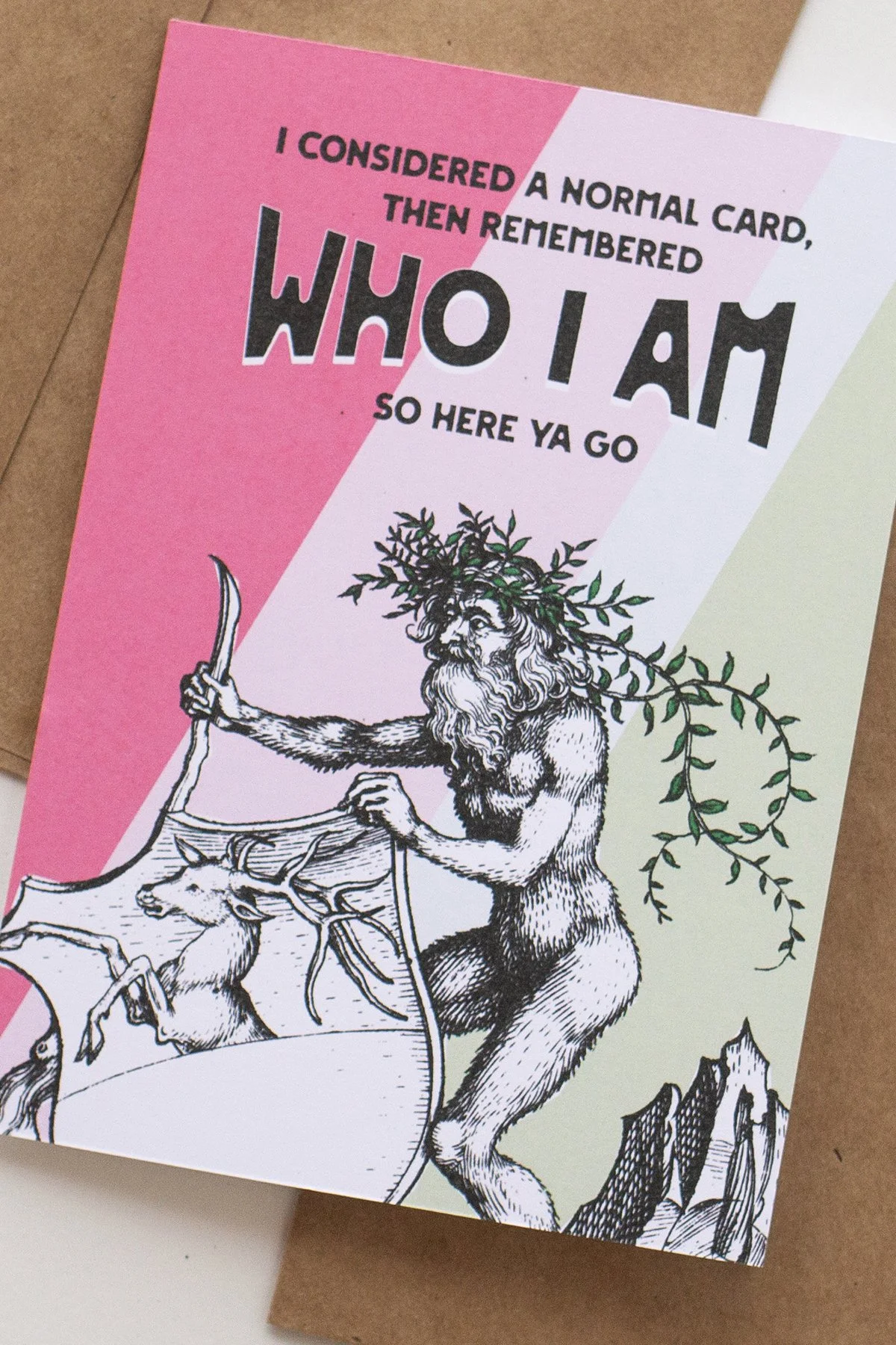 Funny Greeting Card 'I Considered a Normal Card' Everyday Handmade