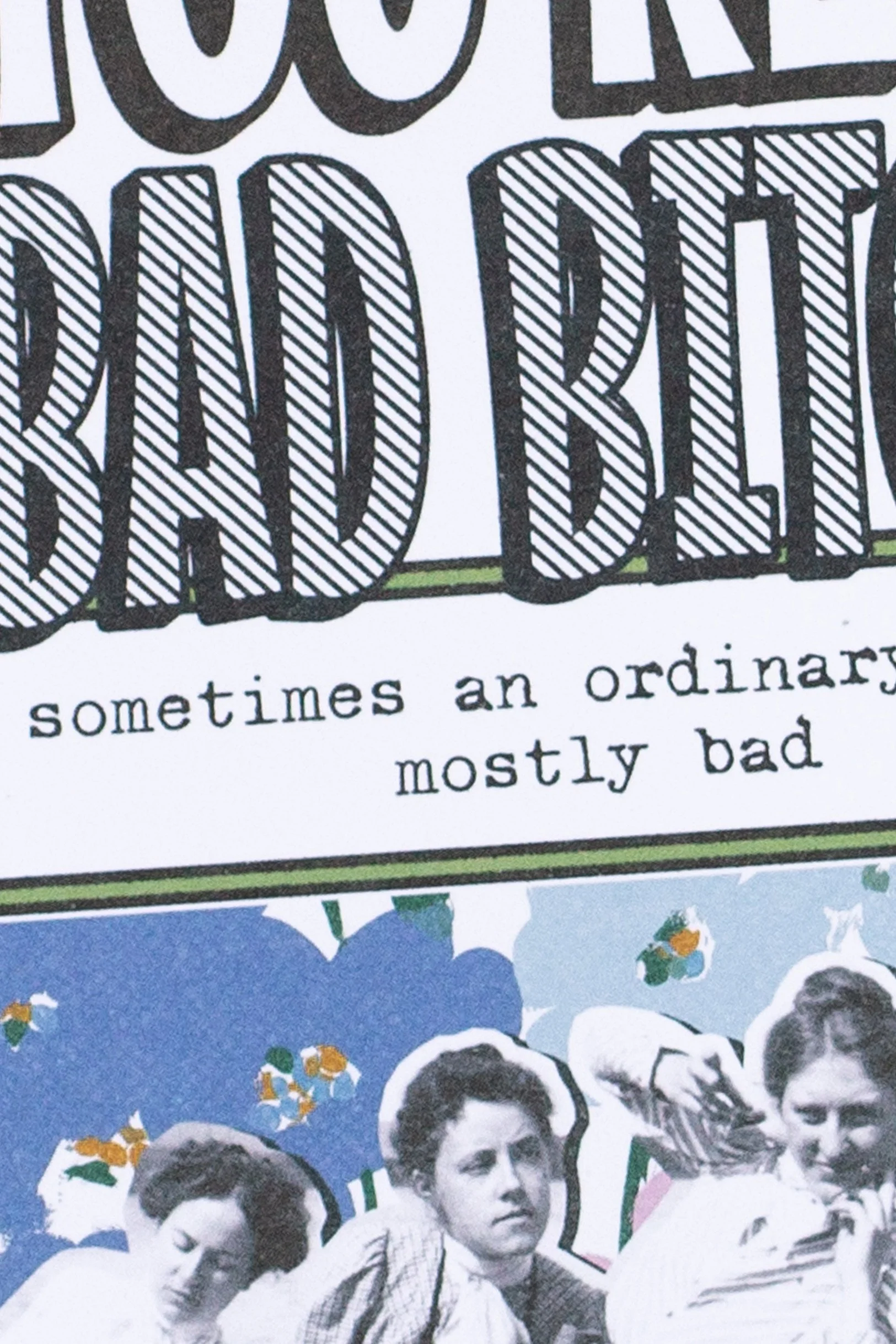 You're a Bad Bitch Birthday, Independent Woman Card, Irreverent Encouragement Best Friend Card, Snail Mail, Icy Cool Blue, Penpal Gift, Vintage