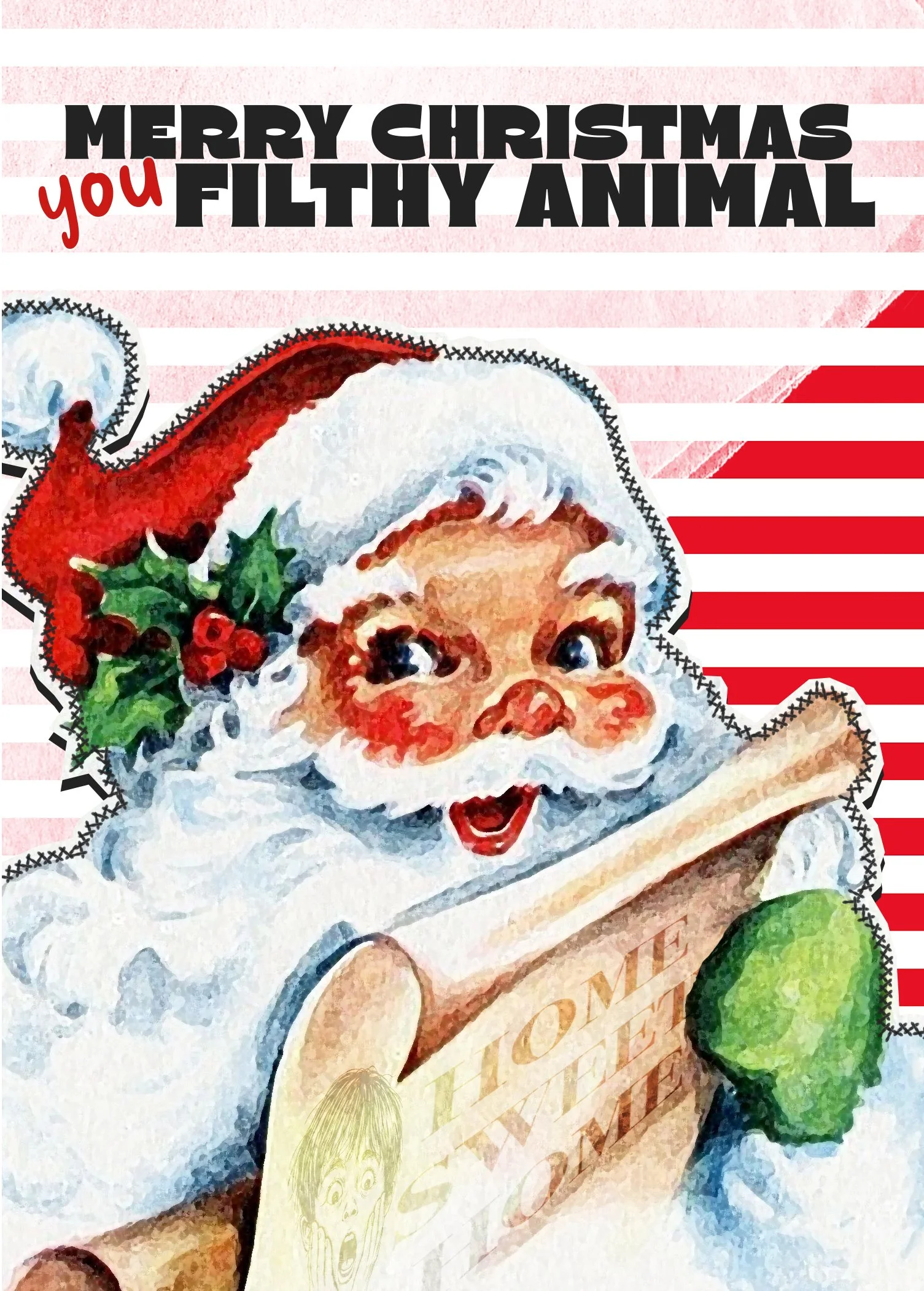 Merry Christmas You Filthy Animal Card | Funny Home Alone Christmas Card