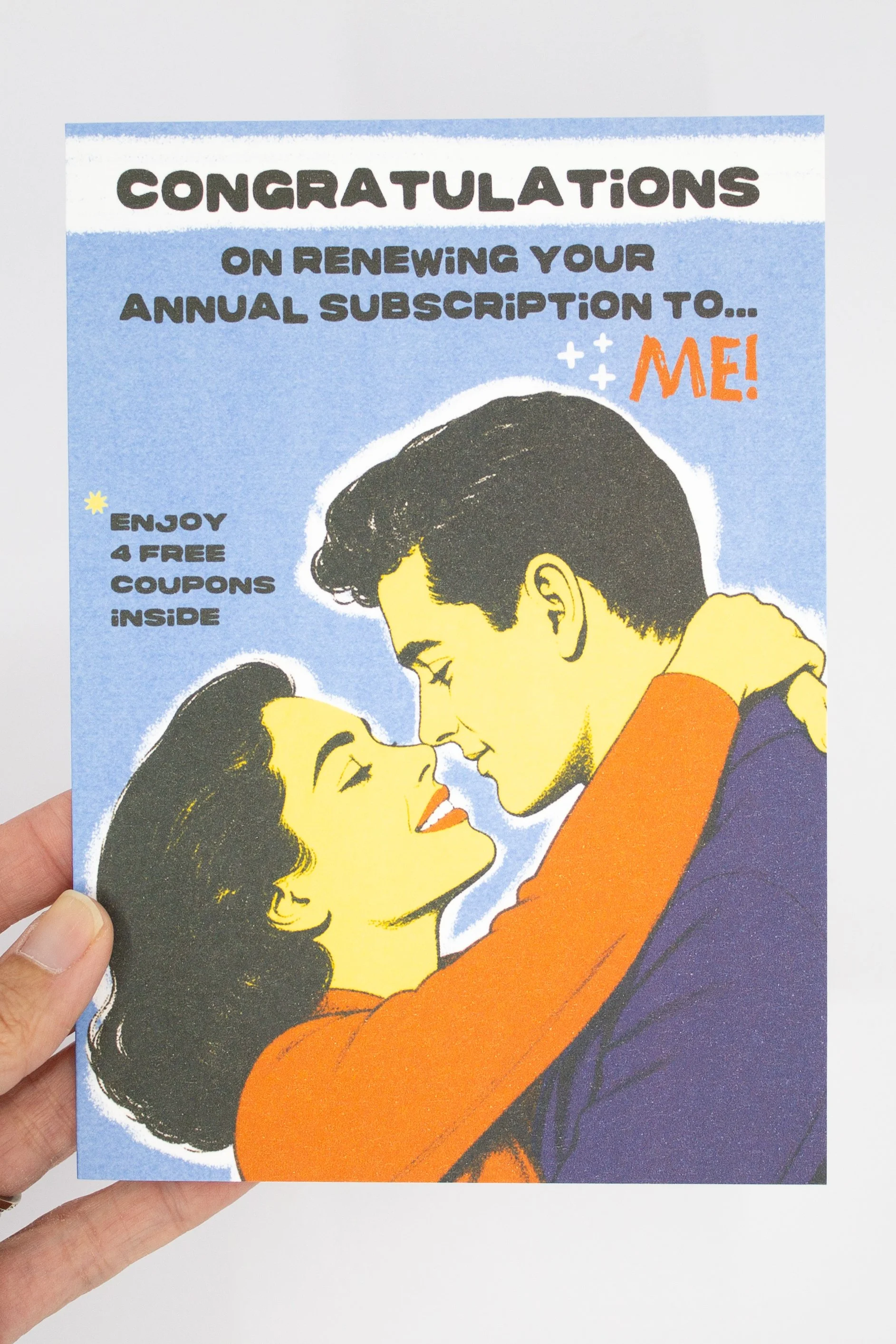Funny Anniversary Card for Husband with Sarcastic Marriage Coupons