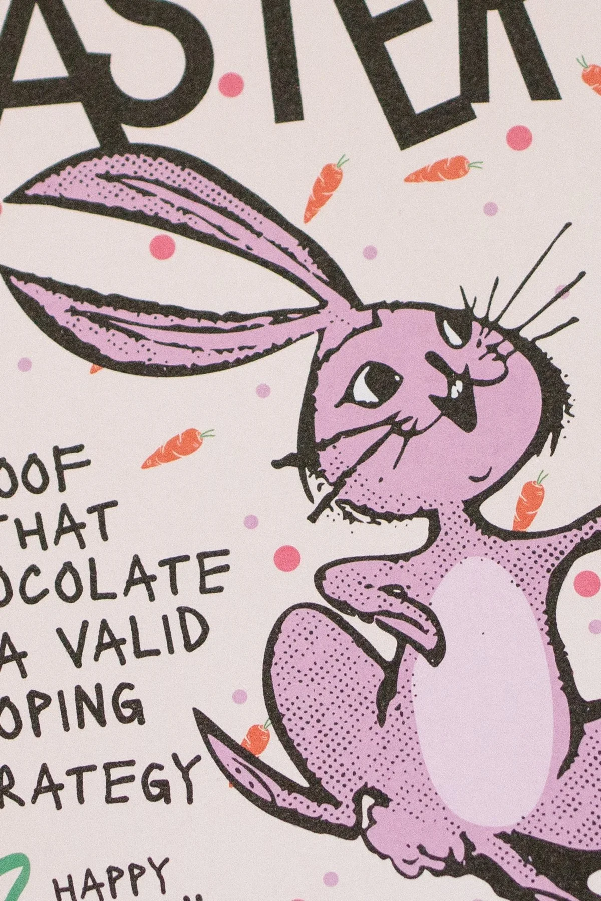 Easter Is Proof – Funny Easter Card | Chocolate Coping Strategy