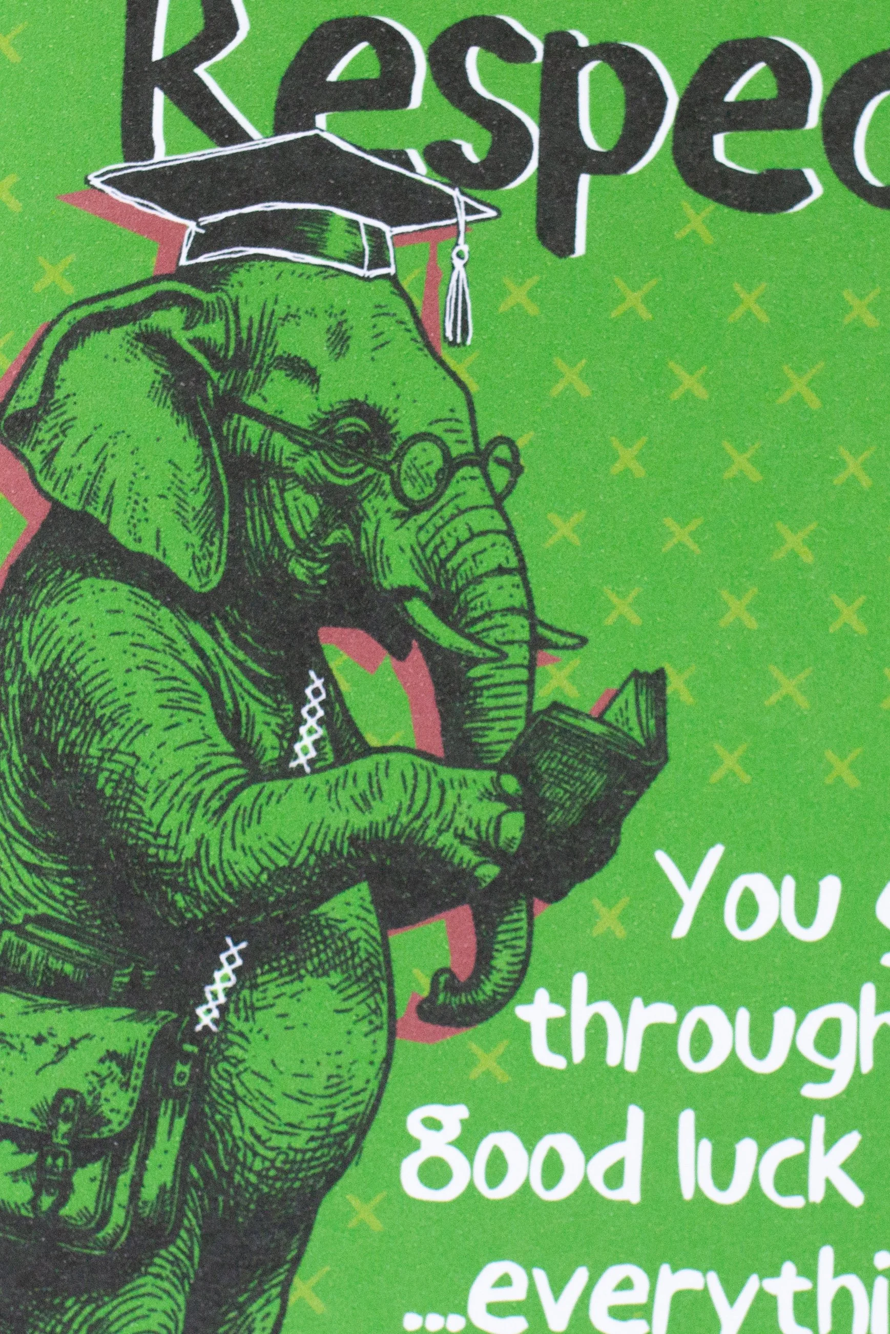 Funny and sarcastic graduation card for son, daughter, friend, or family member. They graduated, somehow. Congratulations graduate.