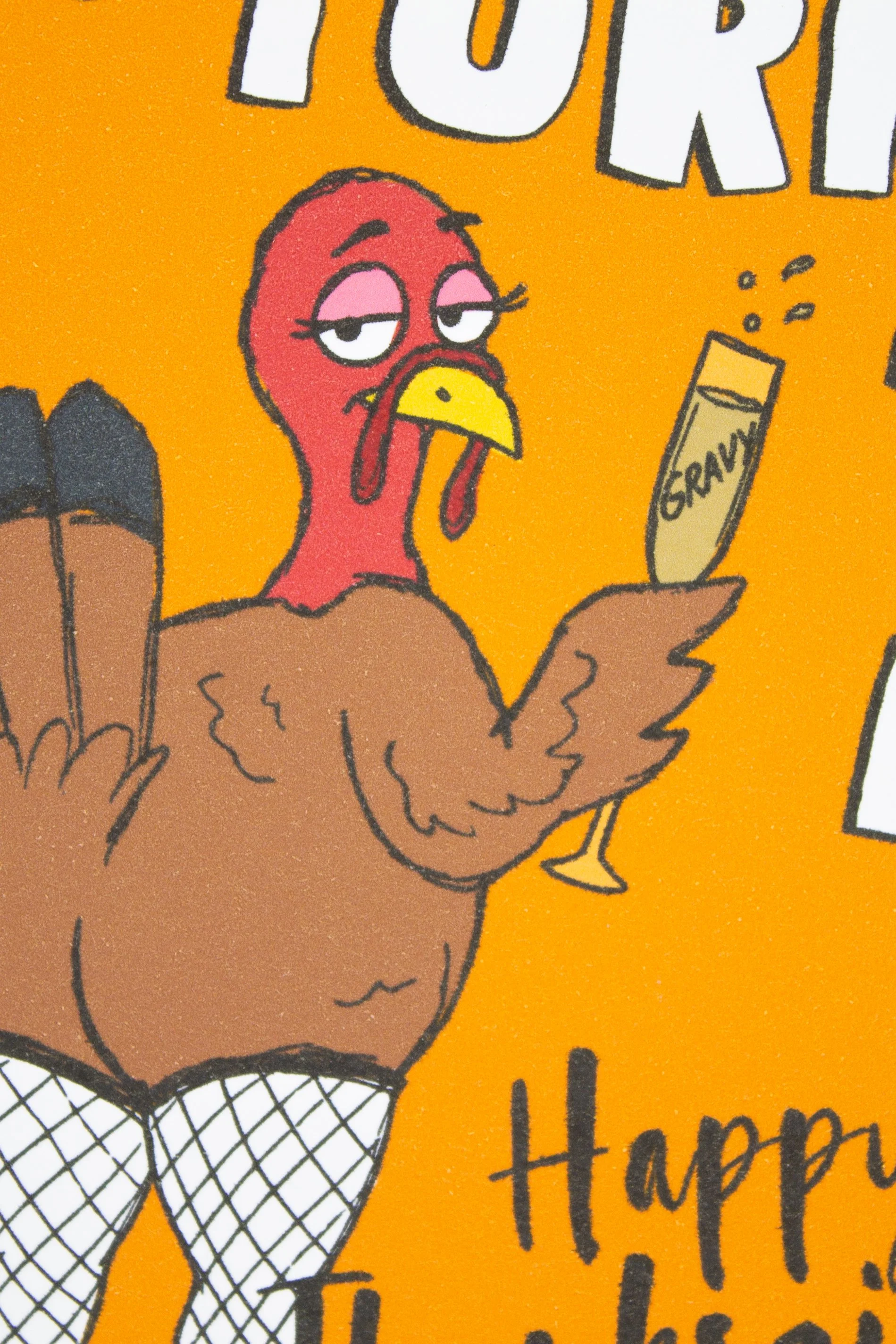 Funny "Talk Turkey To Me" Unique Thanksgiving Card