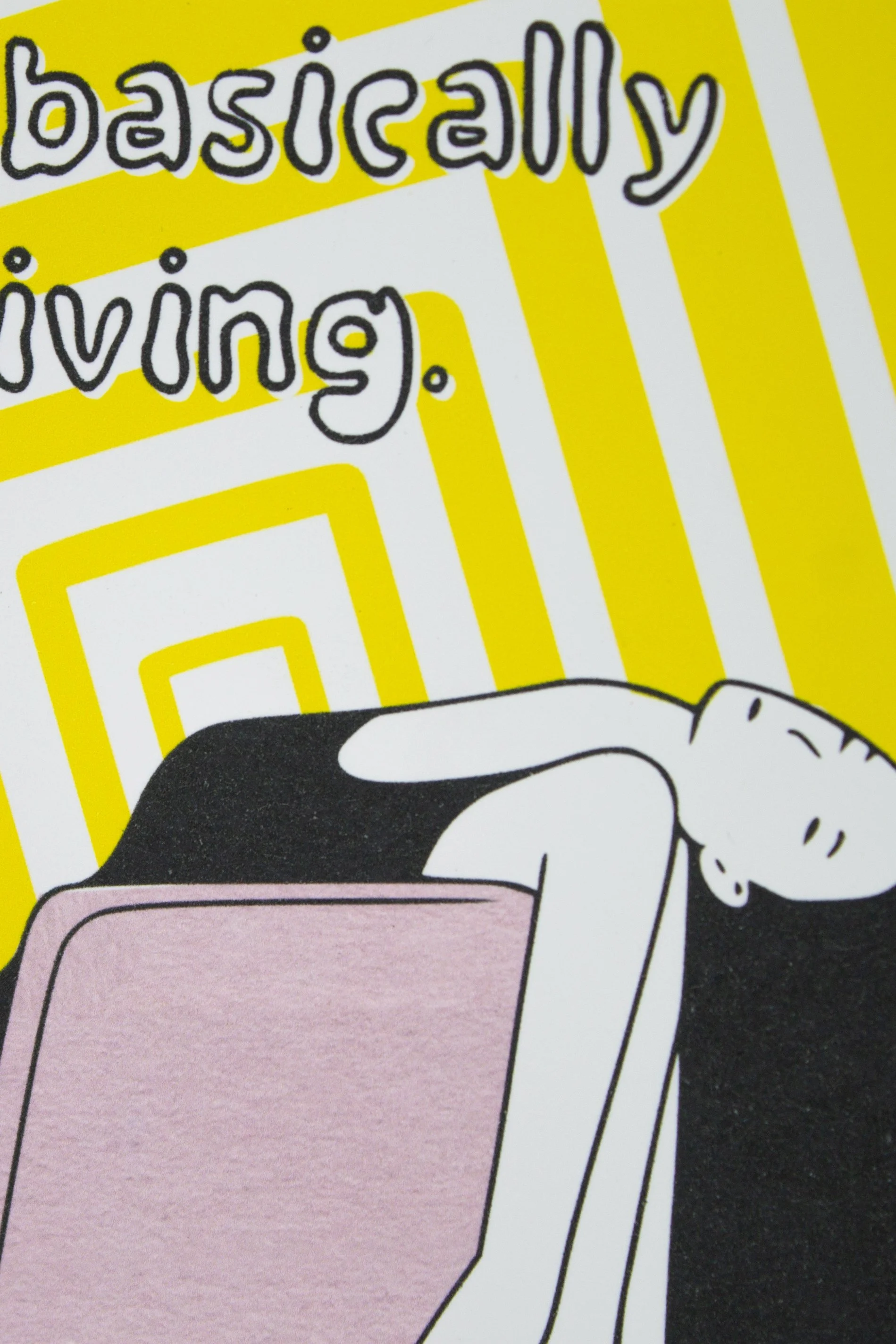 You Survived That's Basically Thriving – Funny Encouragement Card | Exhausted