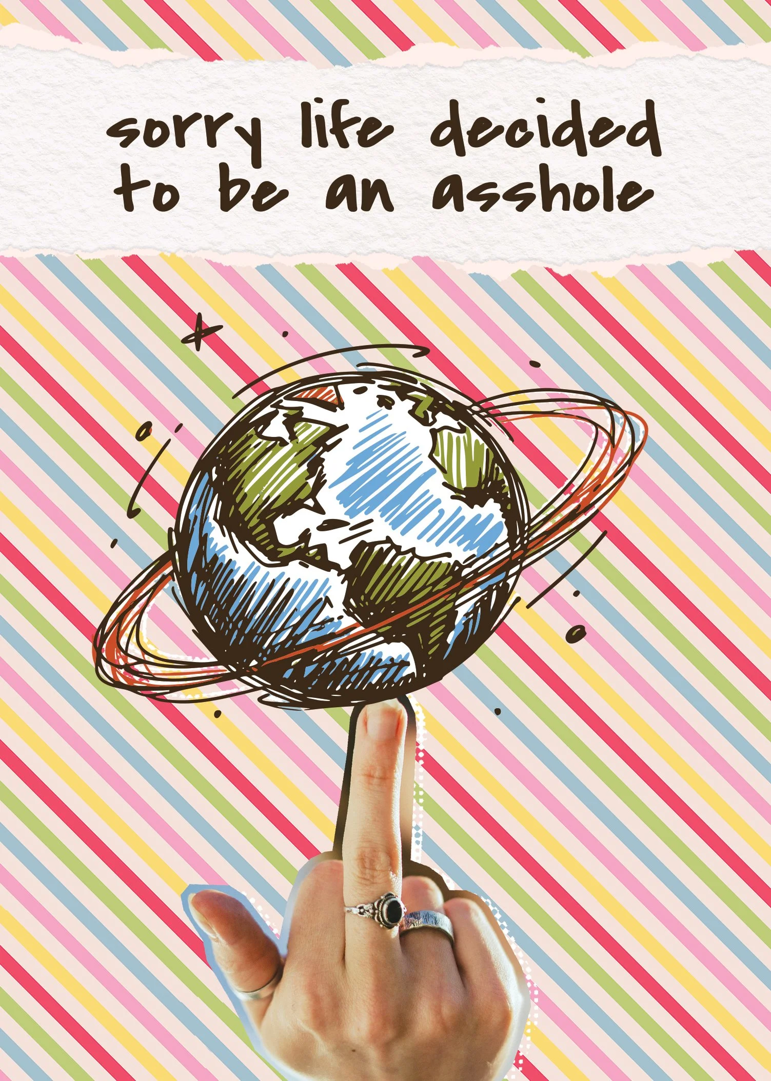Life = Asshole - 6pk